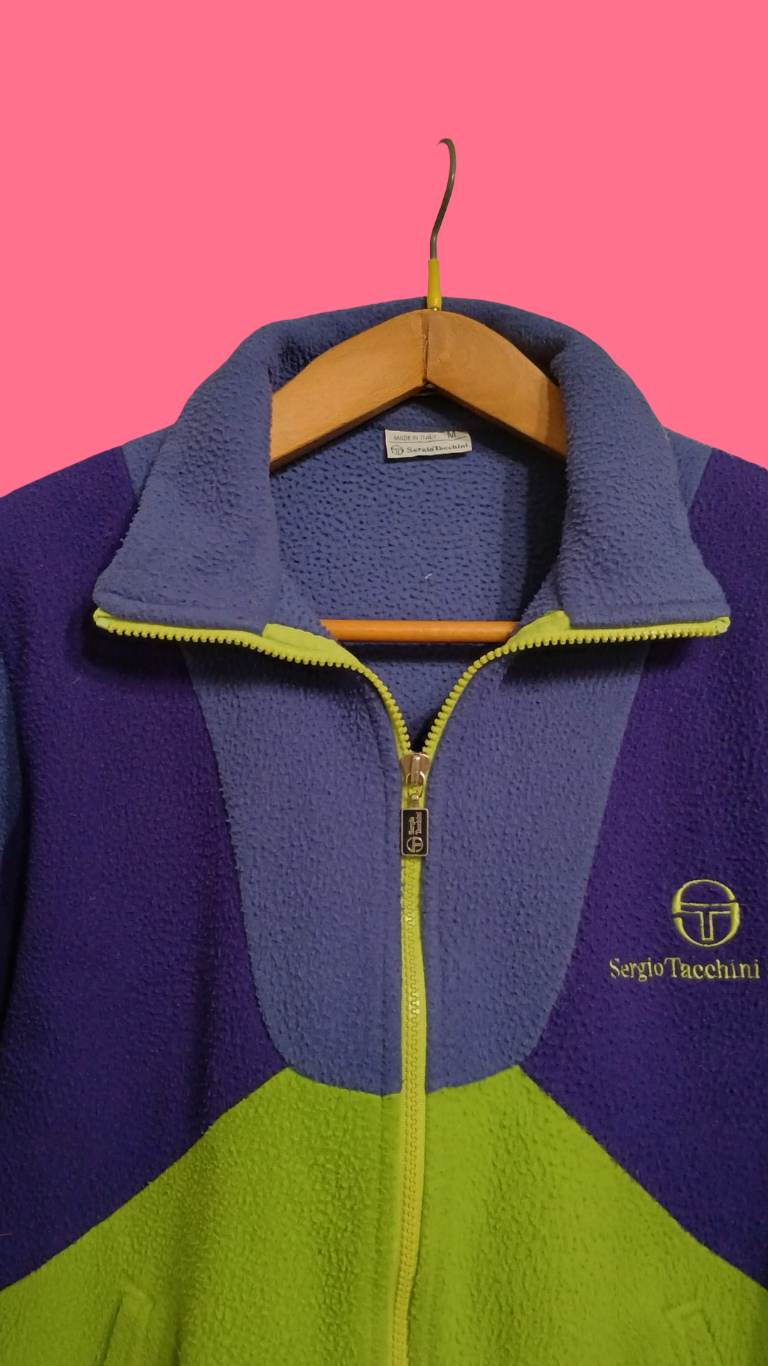 Vintage Multicolor Fantasy Sergio Tacchini 90's Sweatshirt Unisex Size M