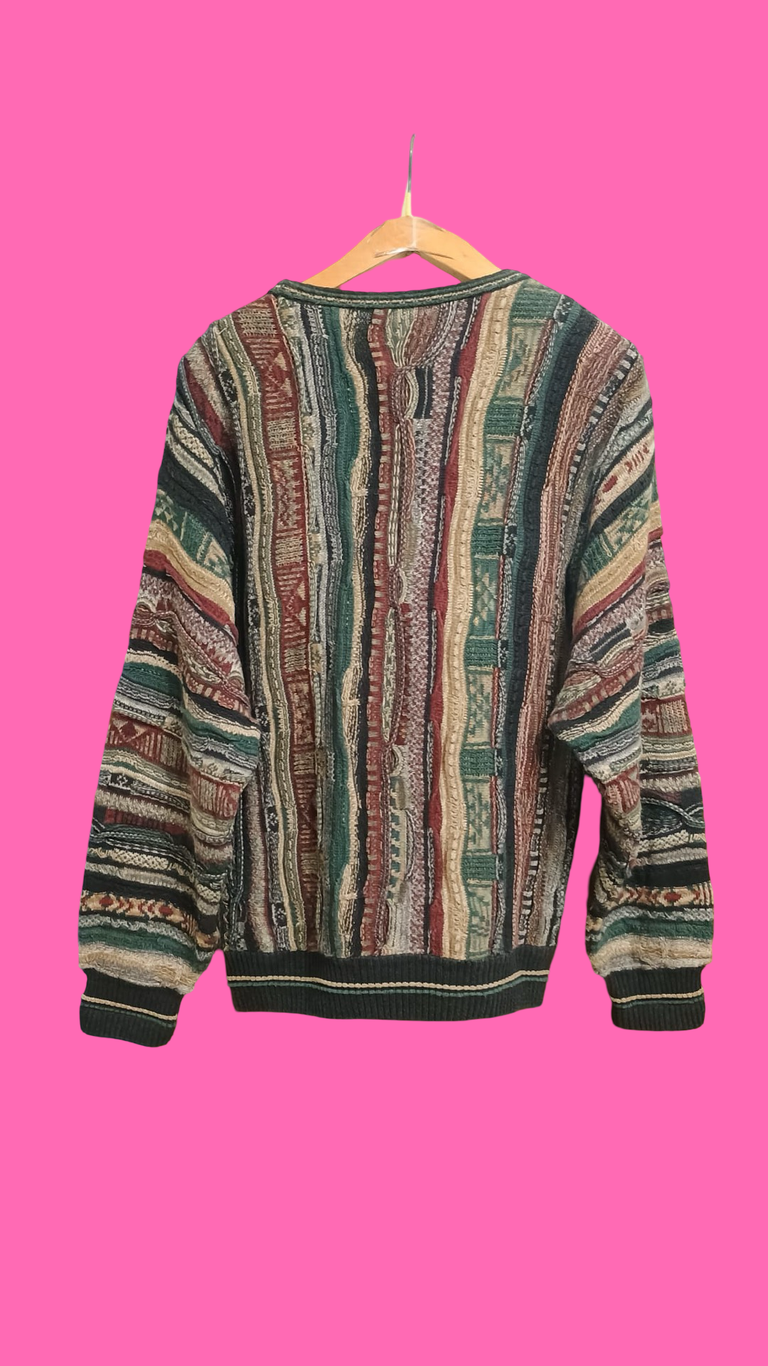 Vintage Multicolor Fantasy 90's Sweater Unisex Size M