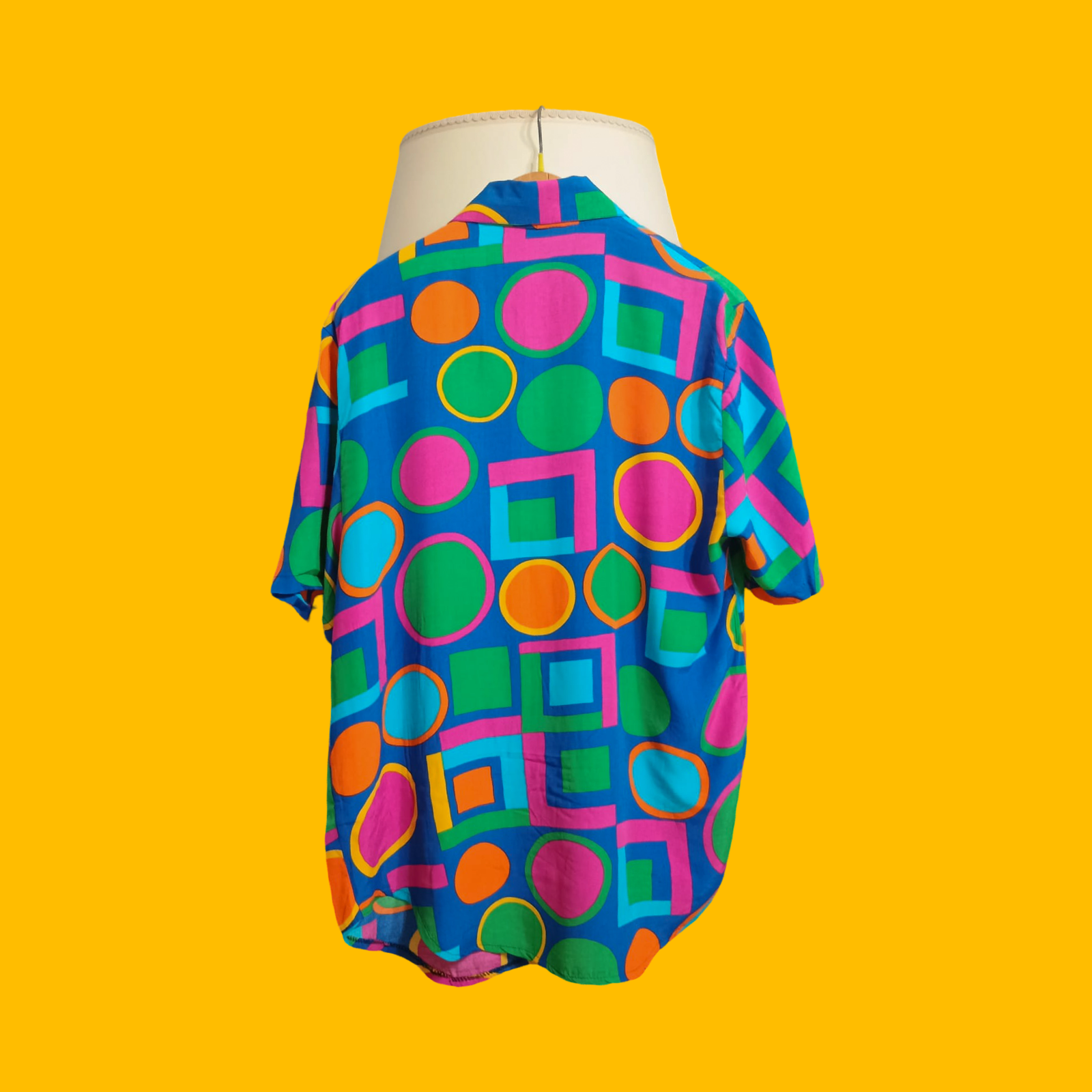 Vintage Multicolor Fantasy 90's Shirt Woman Size L