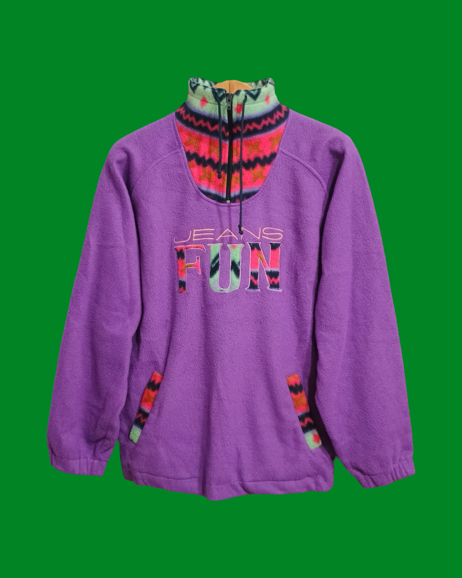 Vintage Multicolor Fantasy 90's Sweatshirt Unisex Size L