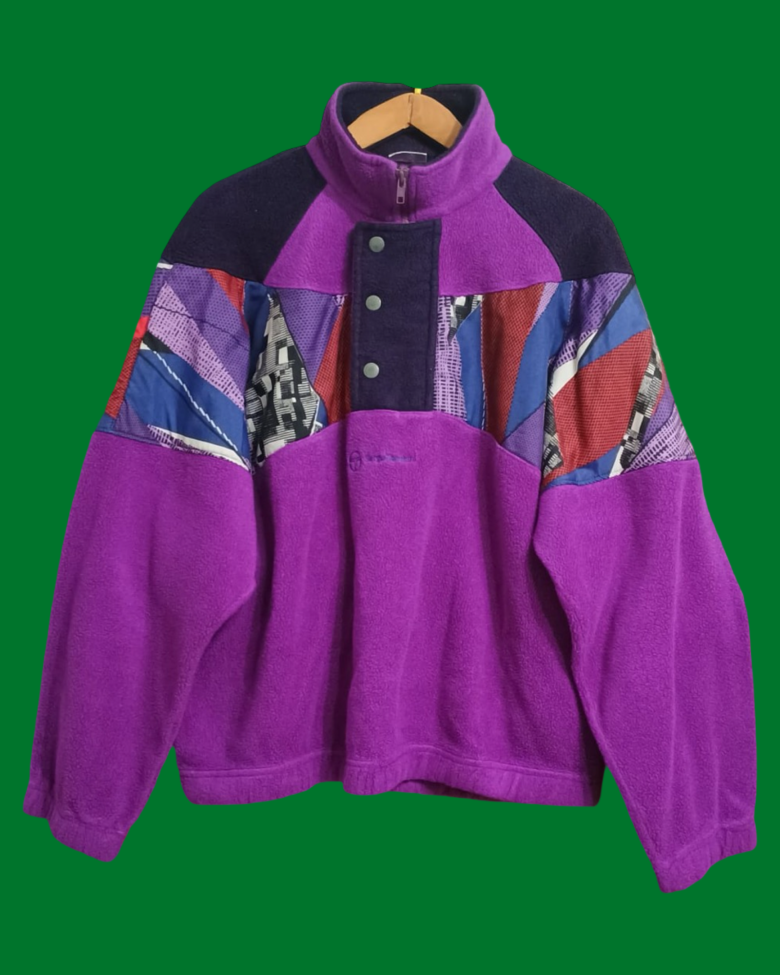 Vintage Multicolor Fantasy 90's Sergio Tacchini Fleece Unisex Size L