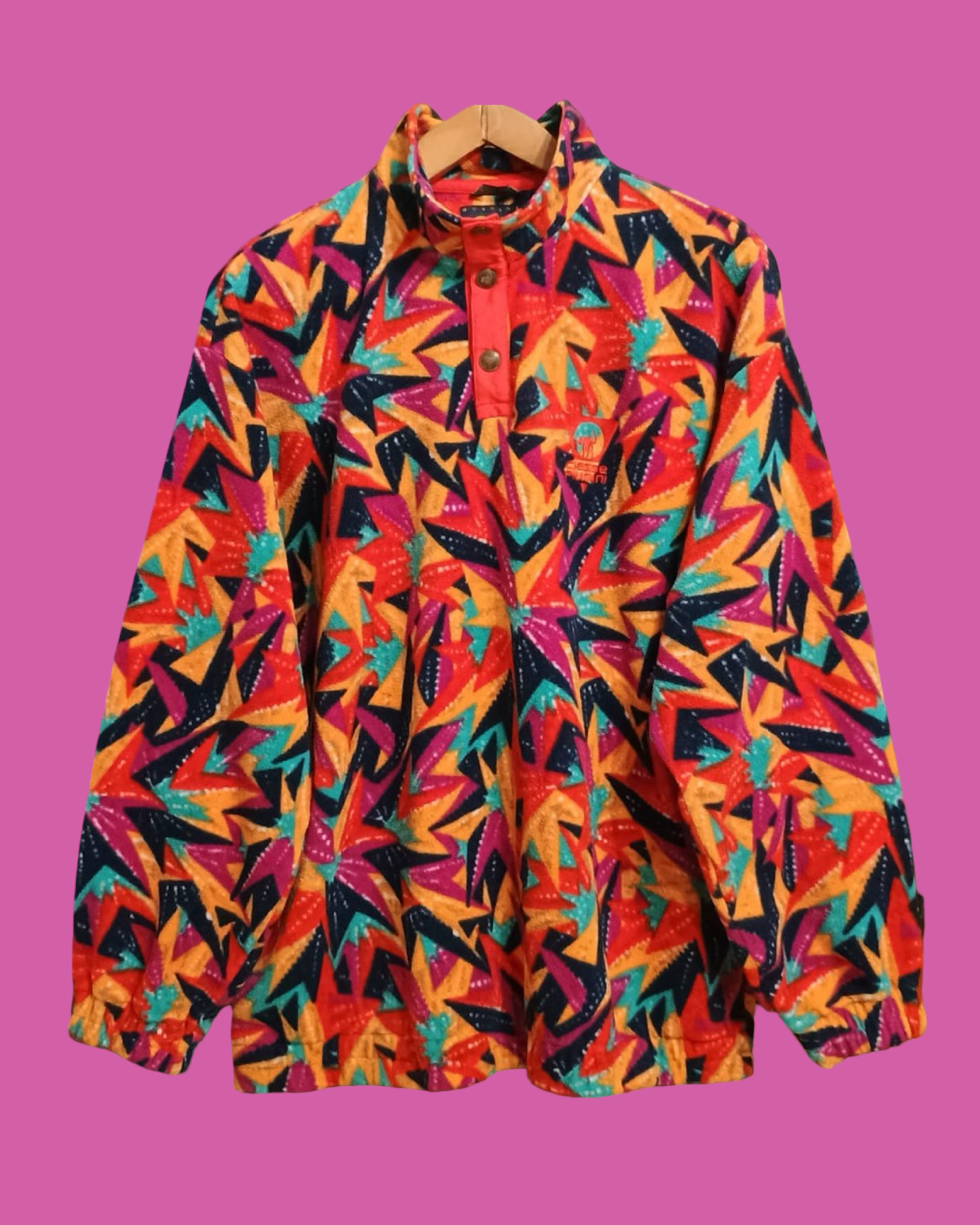 Vintage Multicolor Fantasy 90's Fleece Unisex Size XL