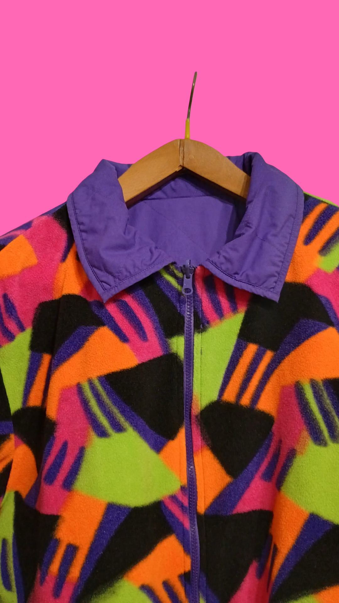 Vintage Multicolor Fantasy 90's Fila Pile Snow Jacket Unisex Size XL