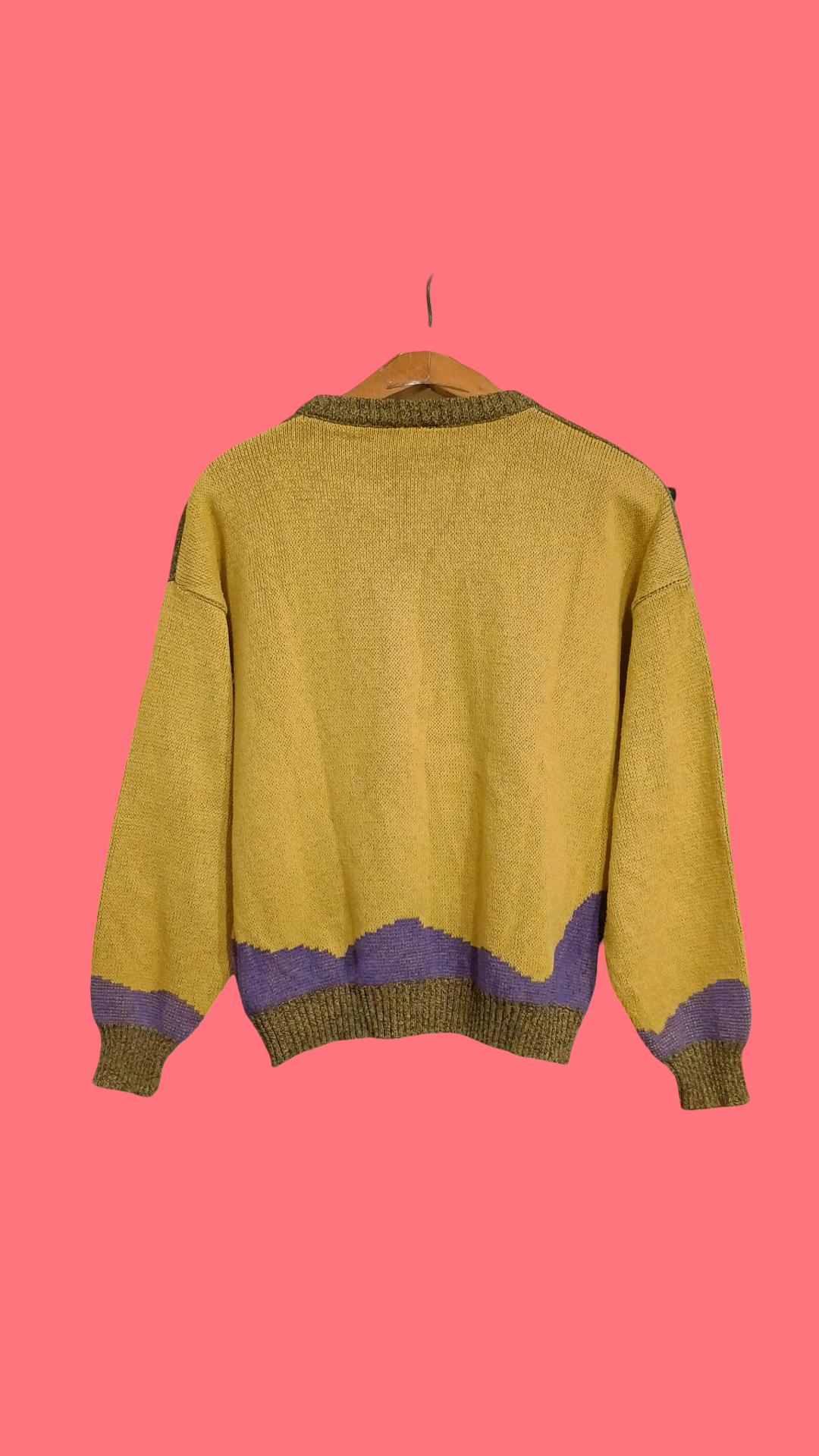 Vintage Multicolor Fantasy 90's Sweater Unisex Size S