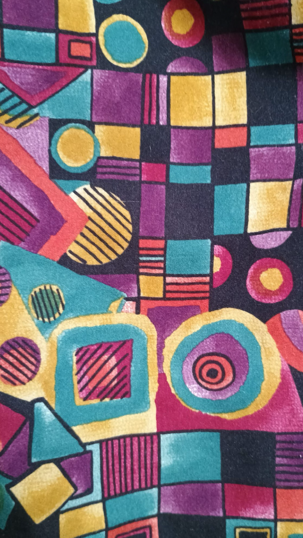 Vintage Multicolor Fantasy 90's Shirt Woman Size M