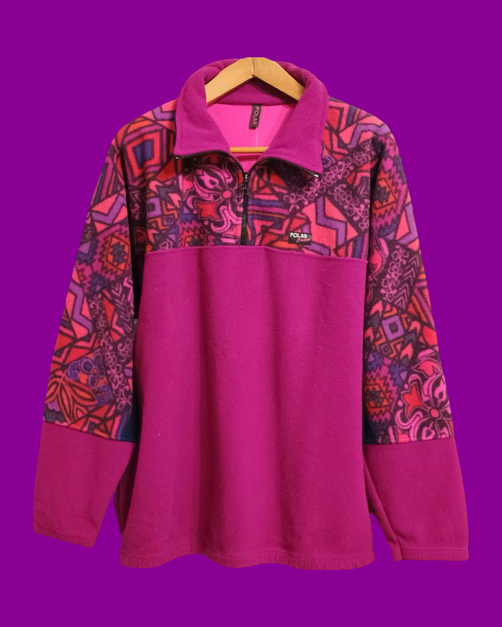 Vintage Multicolor Fantasy 90's Fleece Unisex Size XL