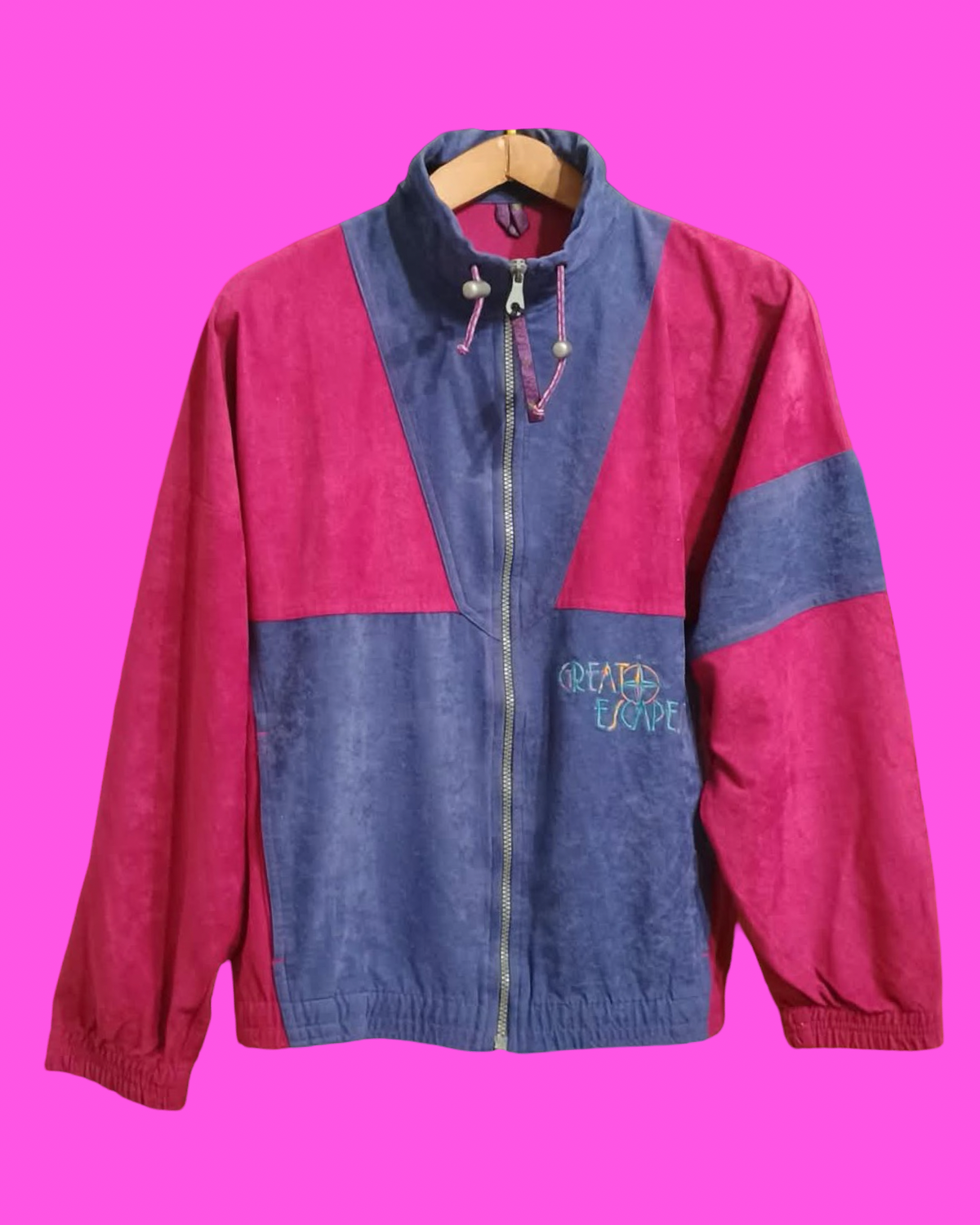 Vintage Multicolor Fantasy 90's Fleece Unisex Size M
