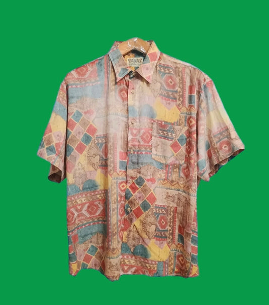 Vintage Multicolor Fantasy 90's Shirt Unisex Size L