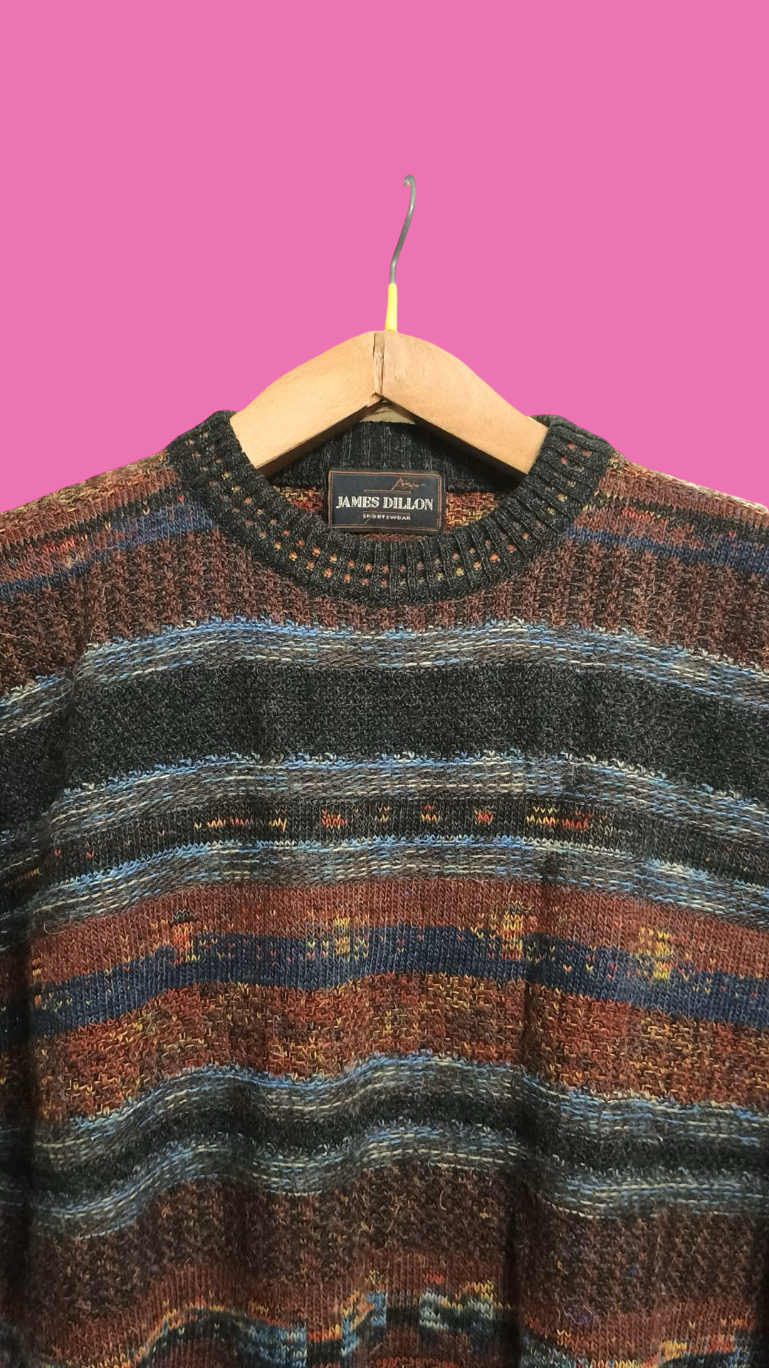 Vintage Multicolor Fantasy 90's Sweater Unisex Size L