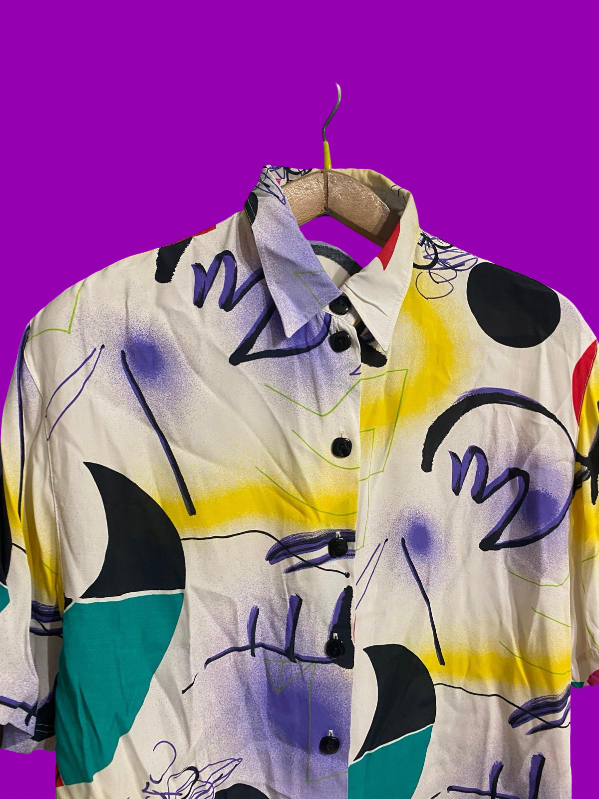 Vintage Multicolor Fantasy 90's Shirt Unisex Size M