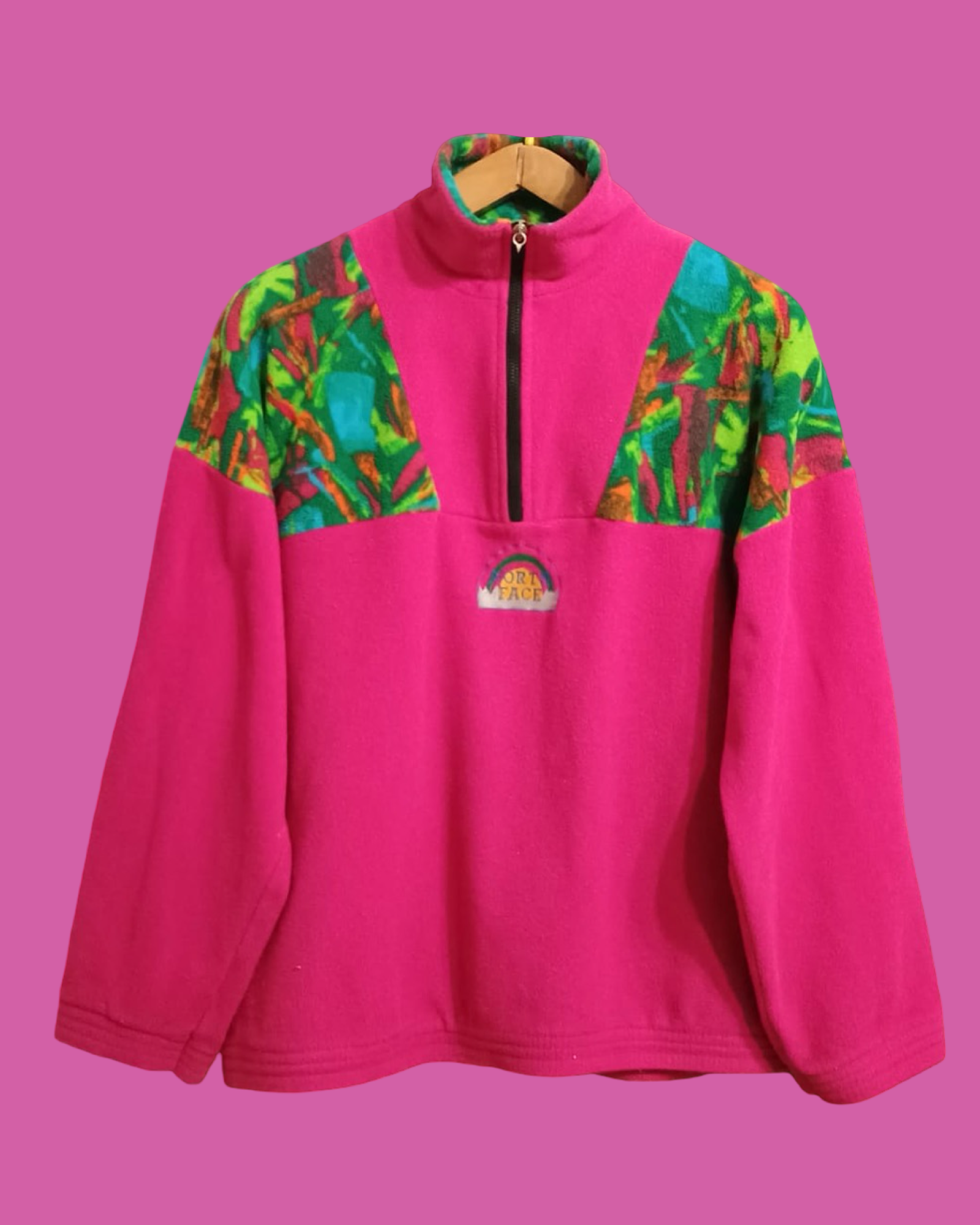 Vintage Multicolor Fantasy 90's Fleece Unisex Size M