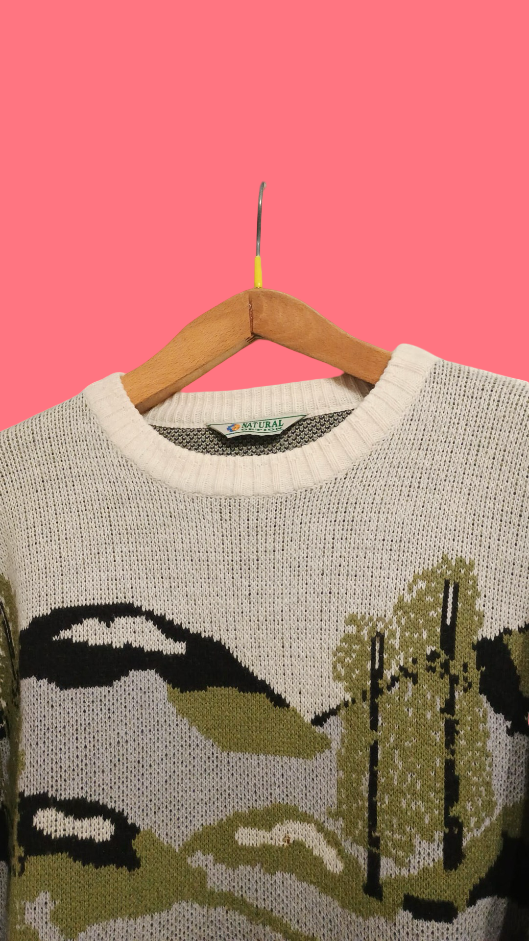 Vintage Multicolor Fantasy 90's Sweater Unisex Size L