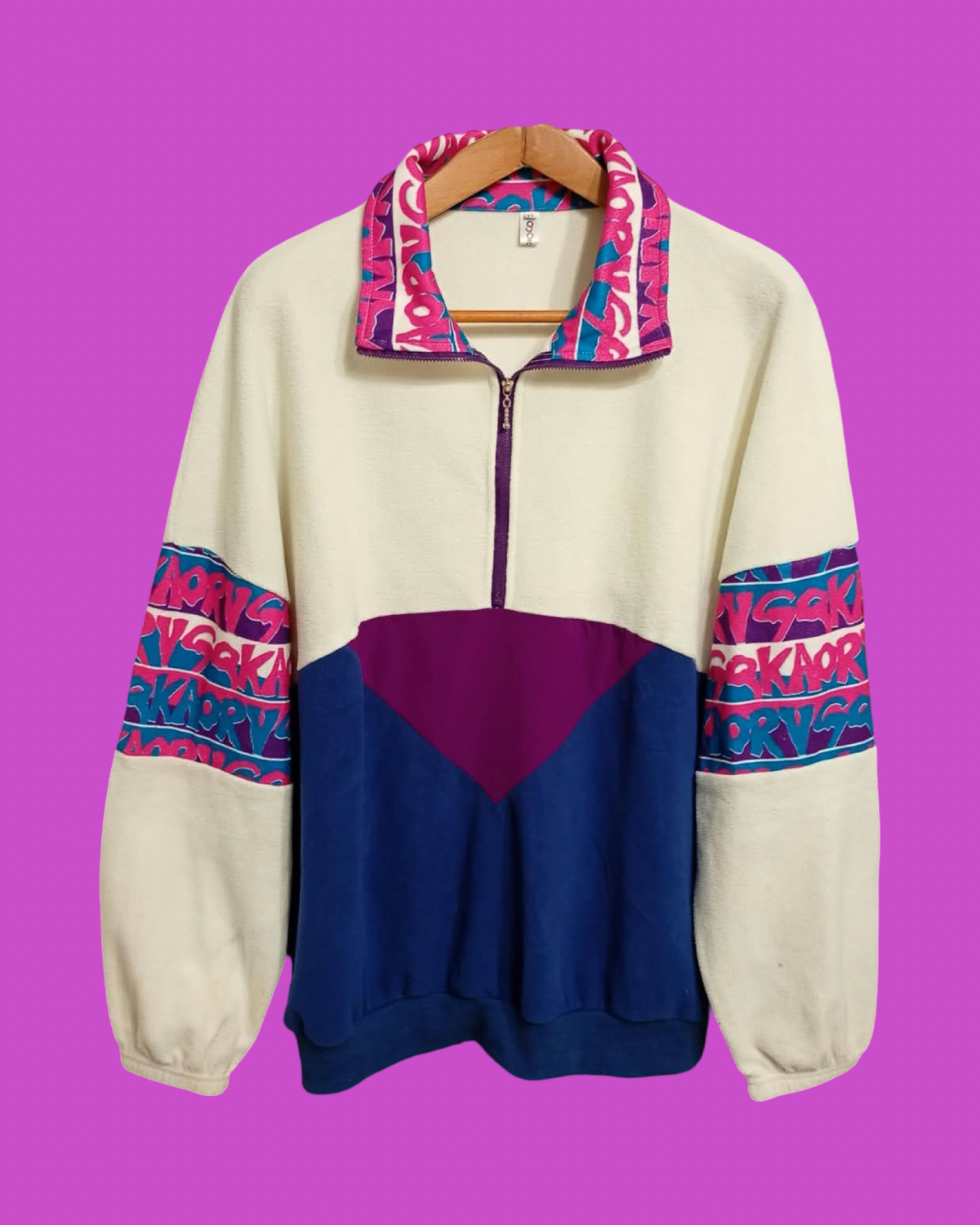 Vintage Multicolor Fantasy 90's Rare Fleece Unisex Size XL