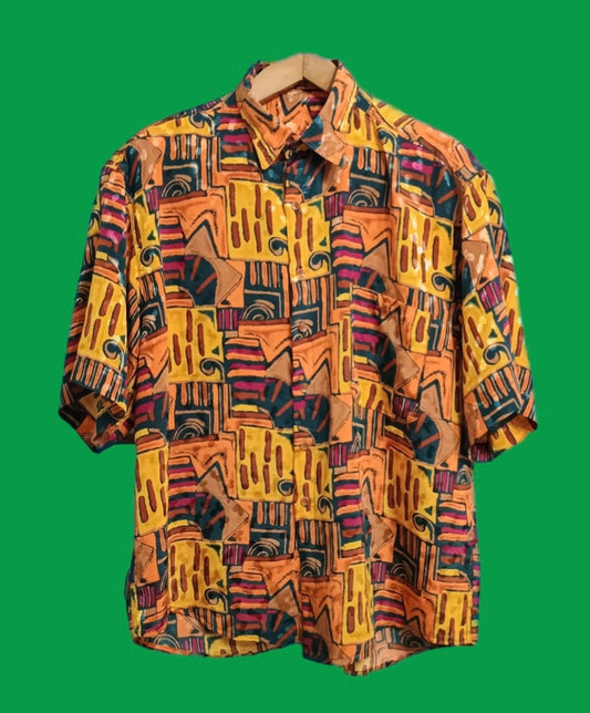 Vintage Multicolor Fantasy 90's Shirt Unisex Size L