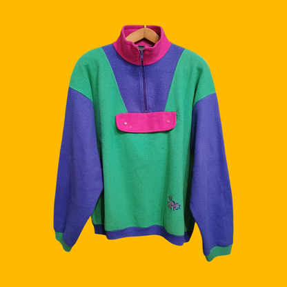Pile Vintage Multicolor A Fantasia Anni 90 Unisex Size XL