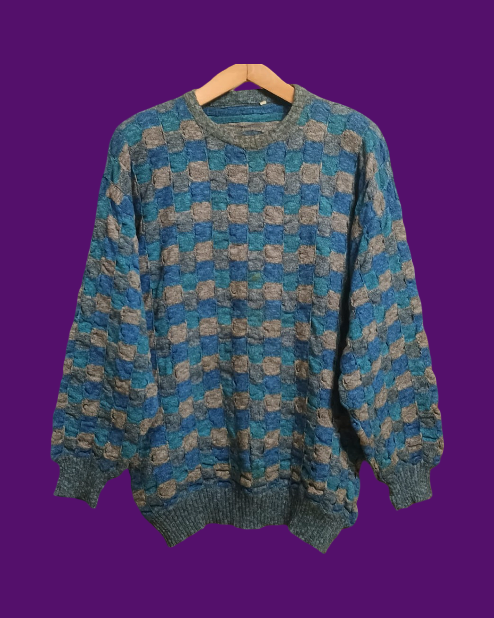 Vintage Multicolor Fantasy 90's Sweater Unisex Size XL