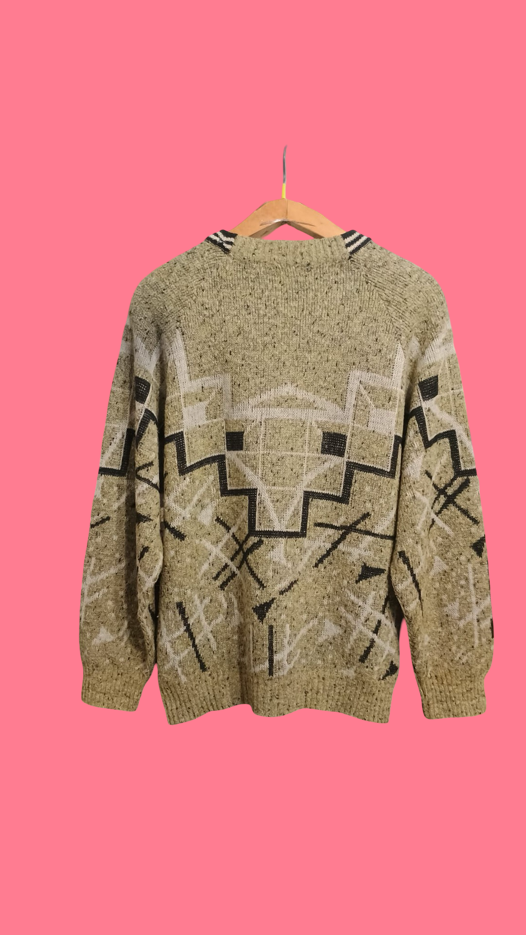 Vintage Multicolor Fantasy 90's Sweater Unisex Size M