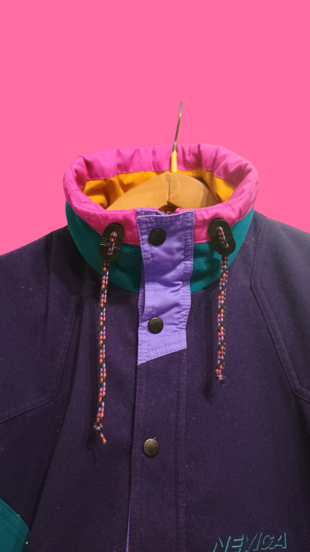 Vintage Multicolor Fantasy 90's Winter Jacket Unisex Size M