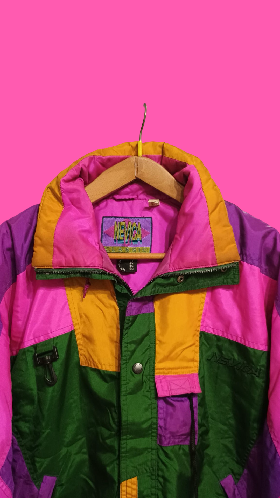 Vintage Multicolor Fantasy 90's Snow Jacket Unisex Size L