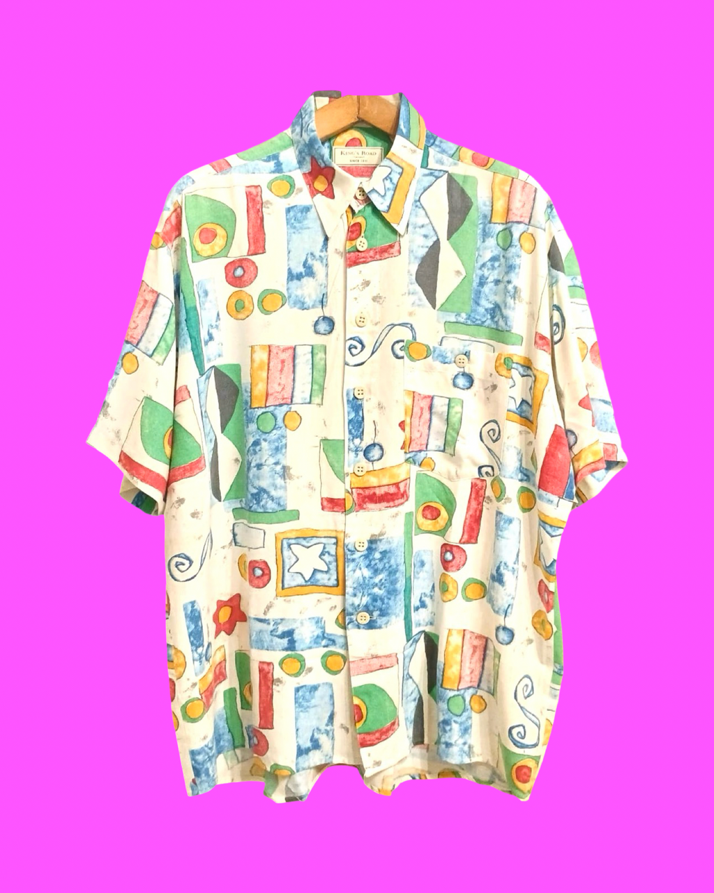 Vintage Multicolor Fantasy 90's Shirt Unisex Size XL