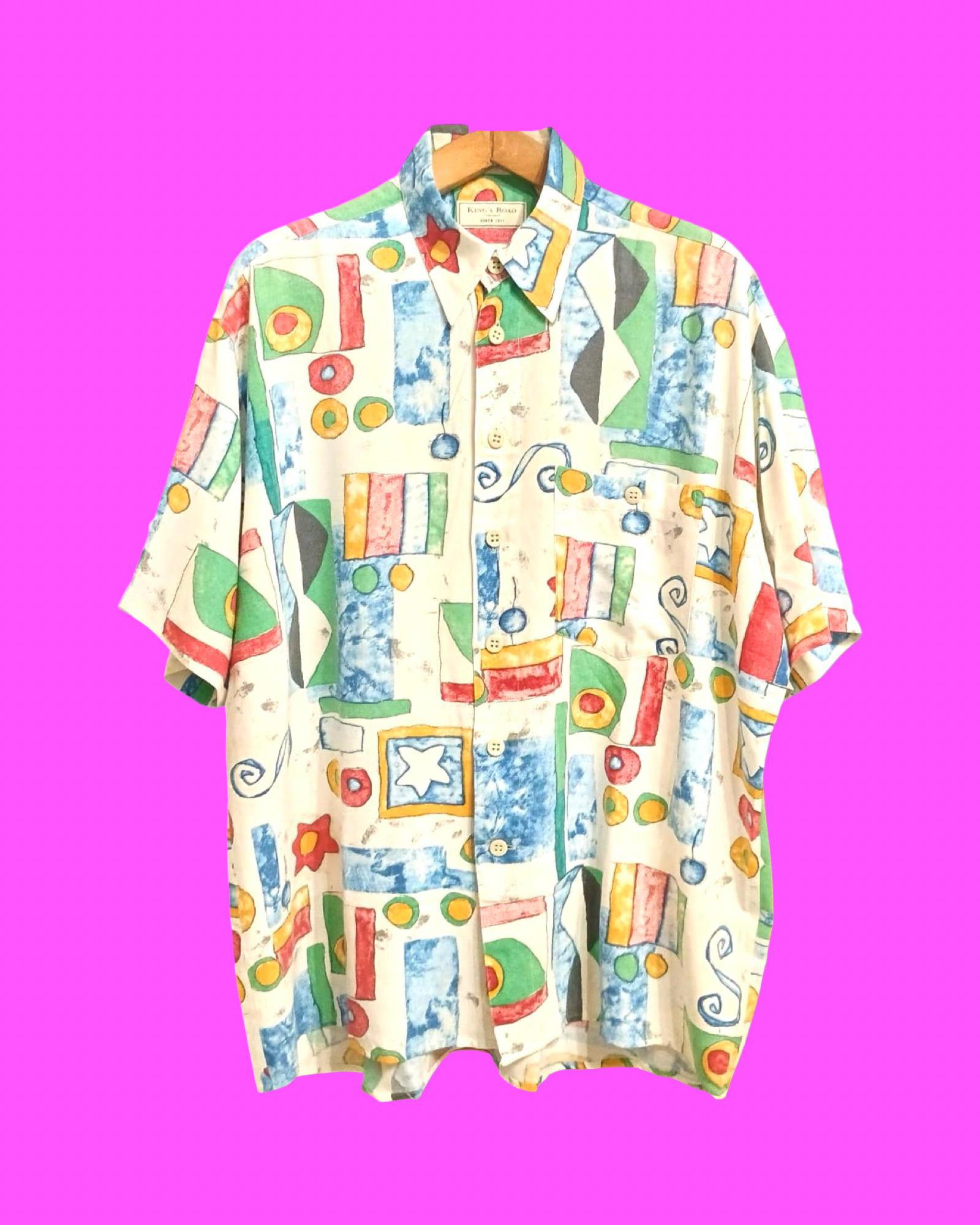 Vintage Multicolor Fantasy 90's Shirt Unisex Size XL
