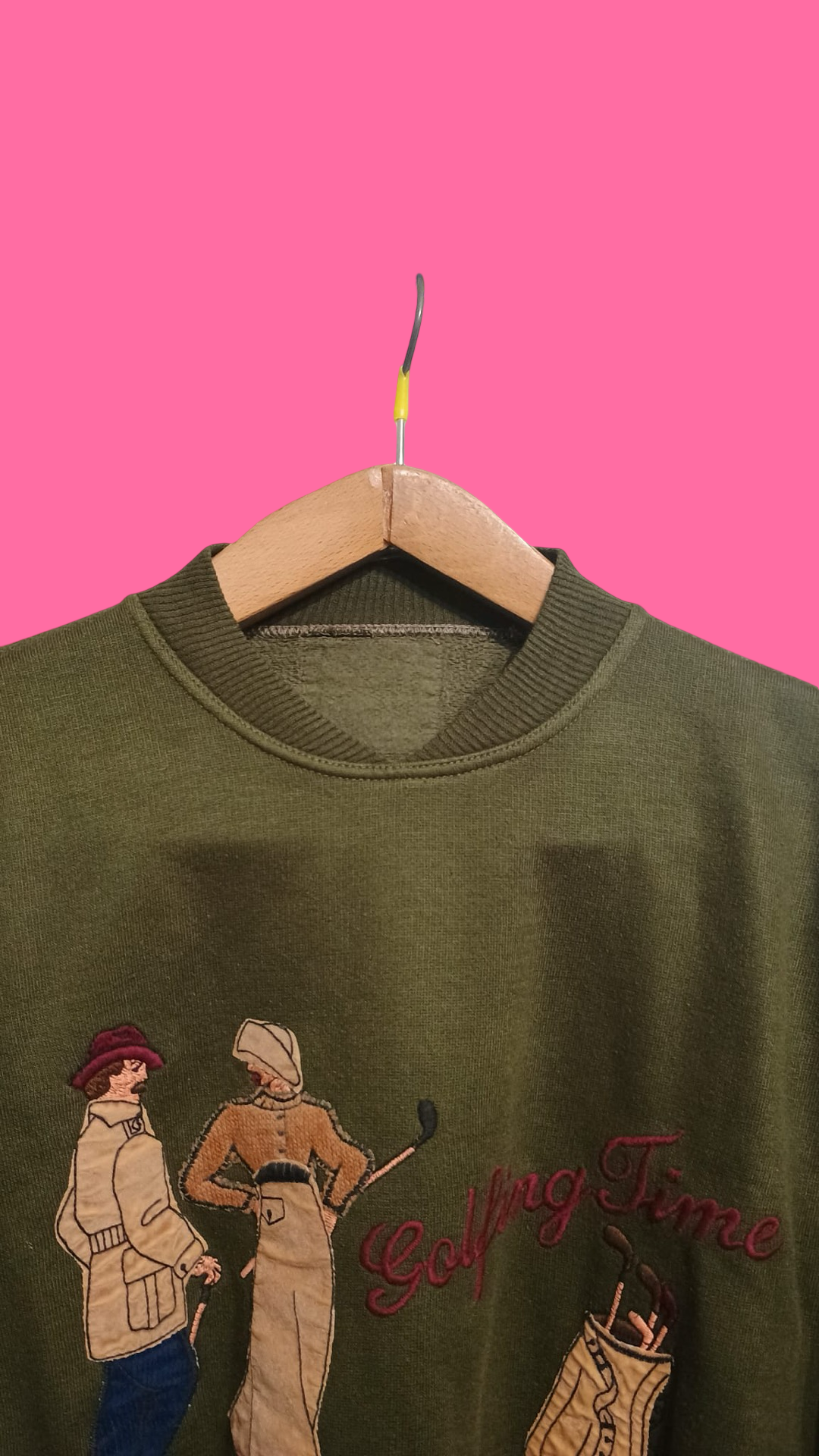 Vintage Multicolor Fantasy 90's Sweatshirt Woman Size M