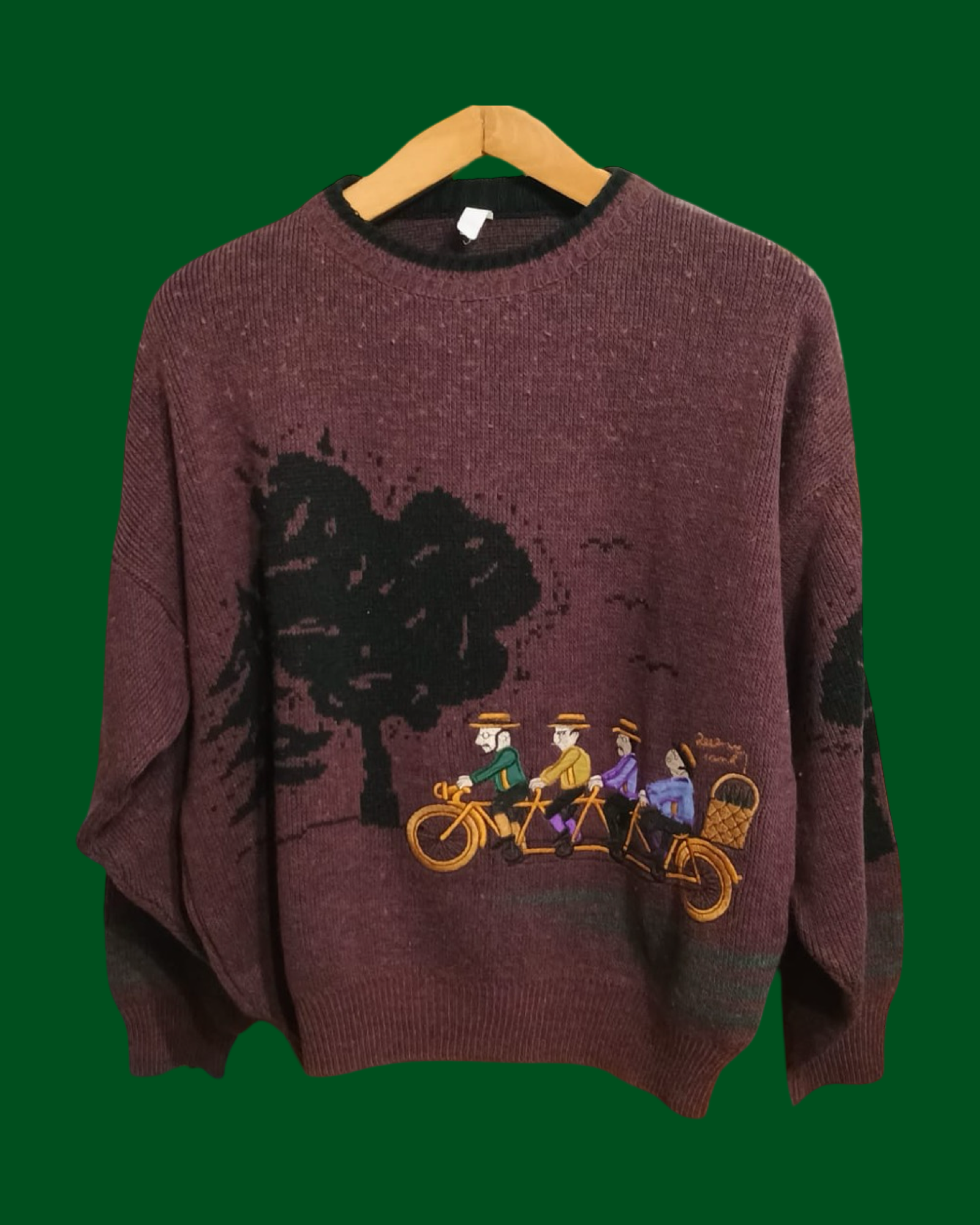 Vintage Multicolor Fantasy 90's Sweater Unisex Size S