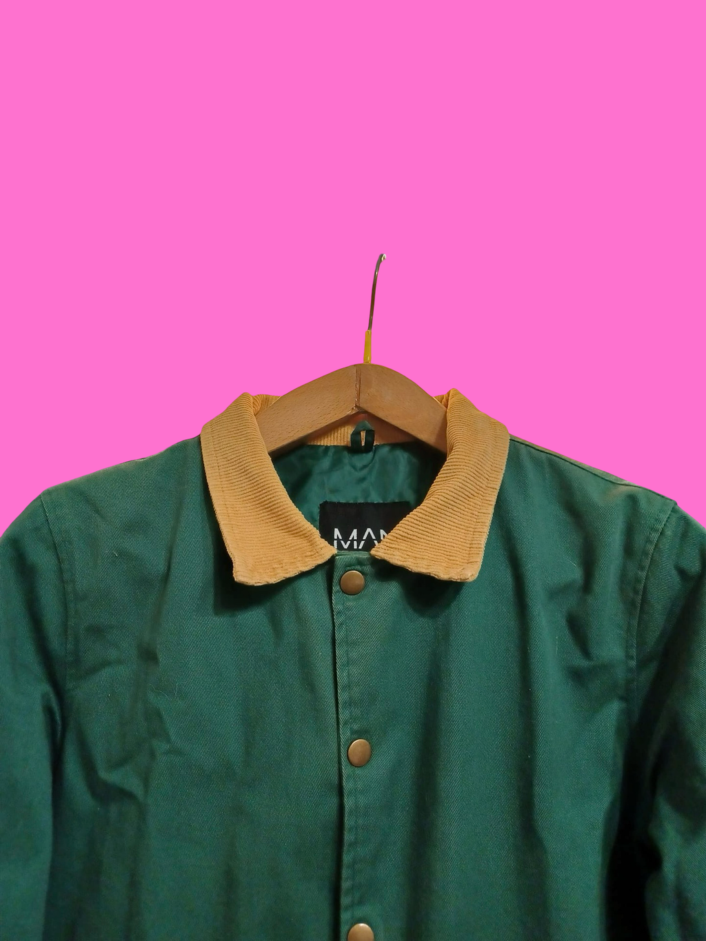Vintage Green 90's Spring Harrington Jacket Unisex Size S