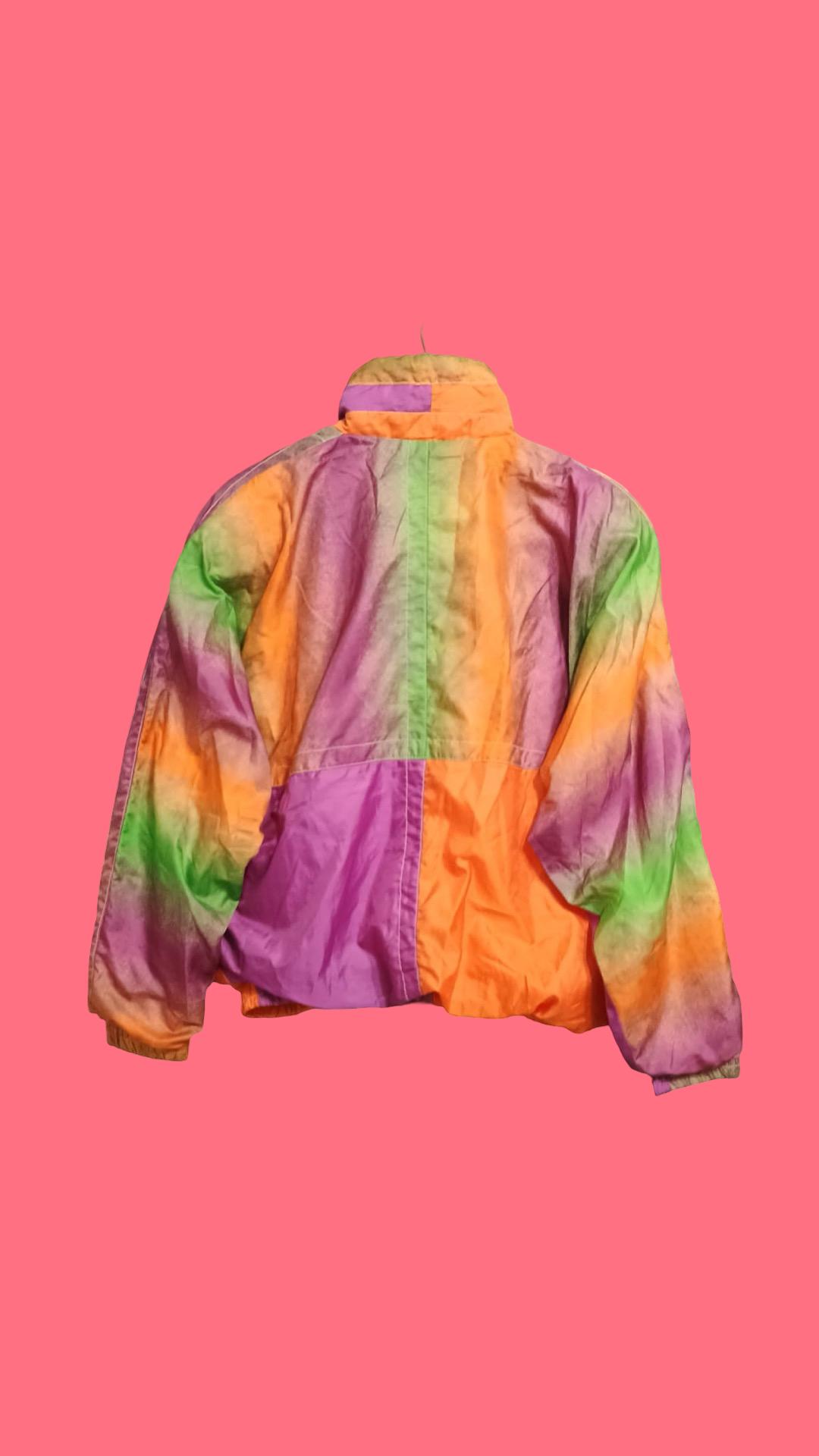 Vintage Multicolor Fantasy 90's Sweatshirt Woman Size S