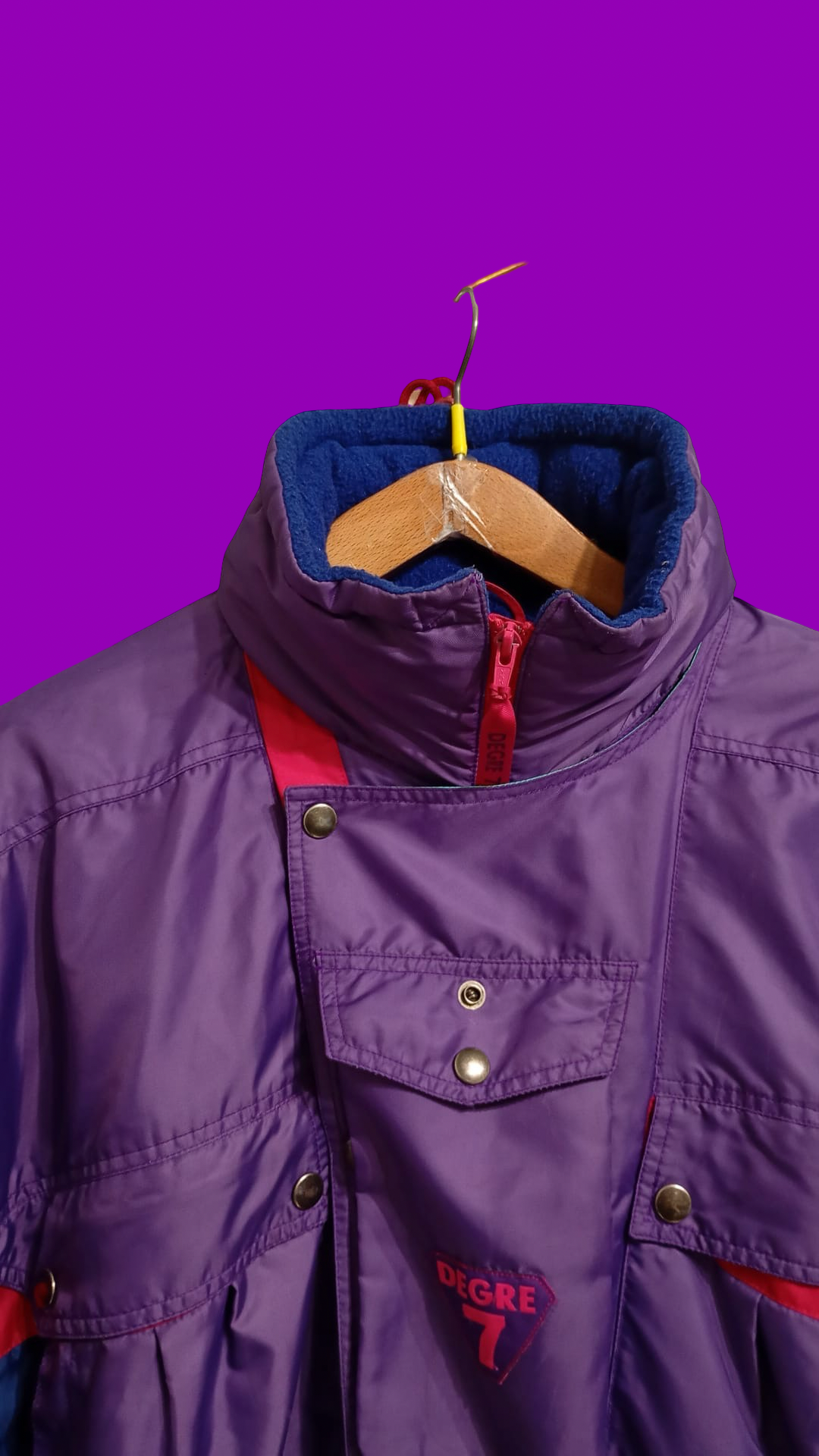 Vintage Multicolor Fantasy 90's Rare Snow Jacket Unisex Size XL