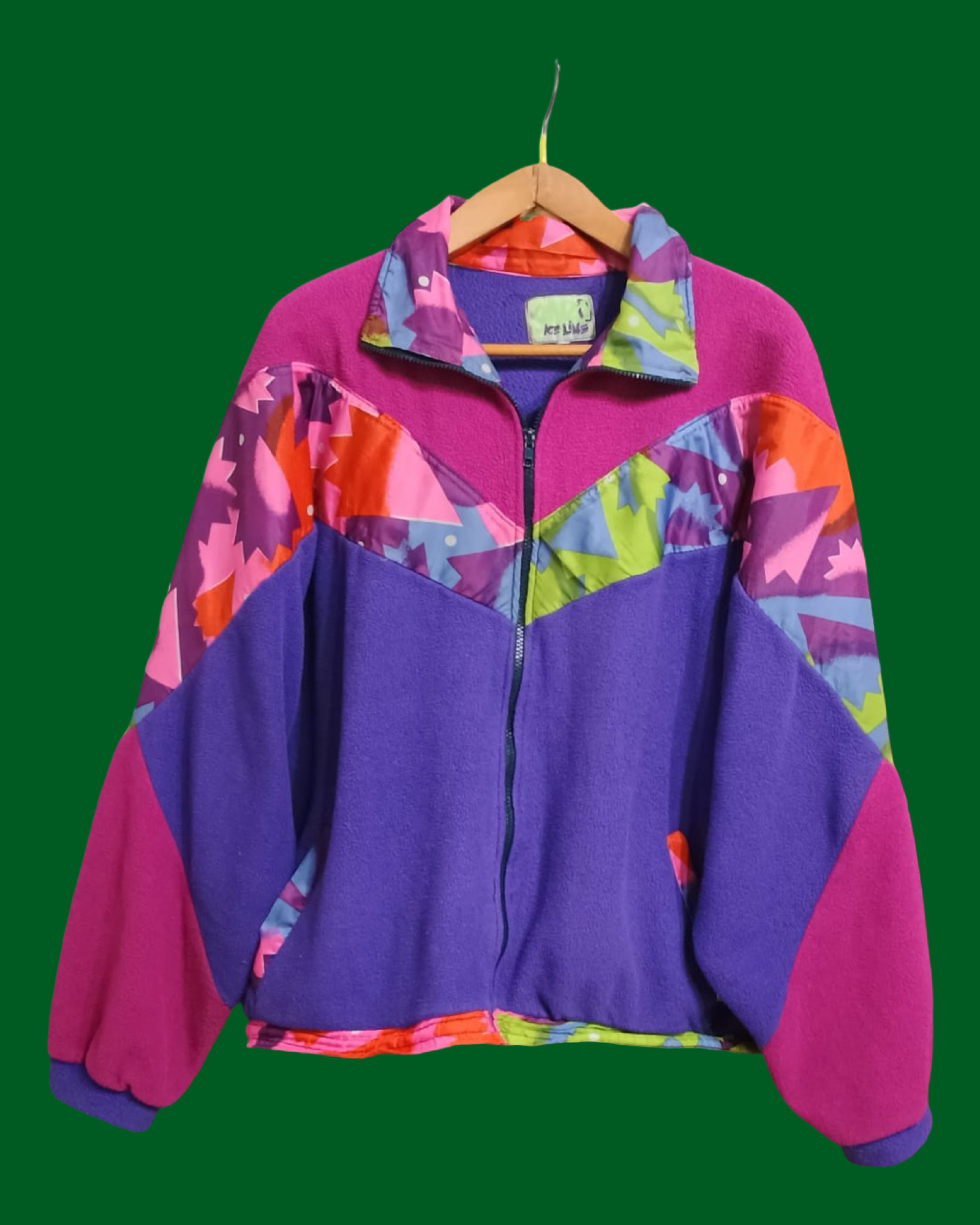 Vintage Multicolor Fantasy 90's Fleece Unisex Size M
