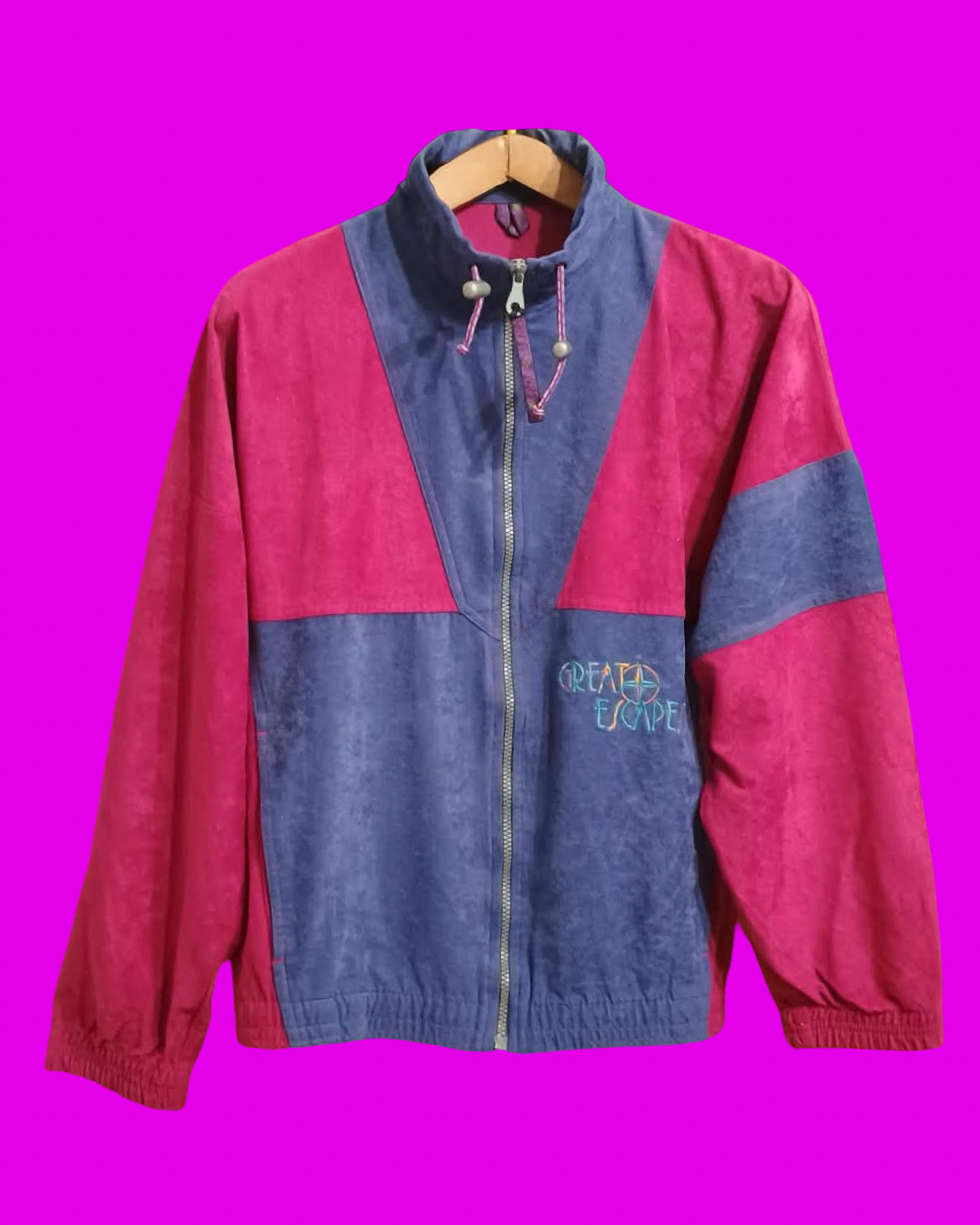 Vintage Multicolor Fantasy 90's Fleece Unisex Size M