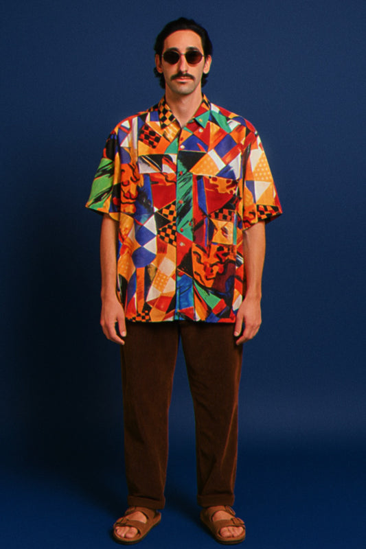 Vintage Multicolor Fantasy 90's Shirt Unisex Size L