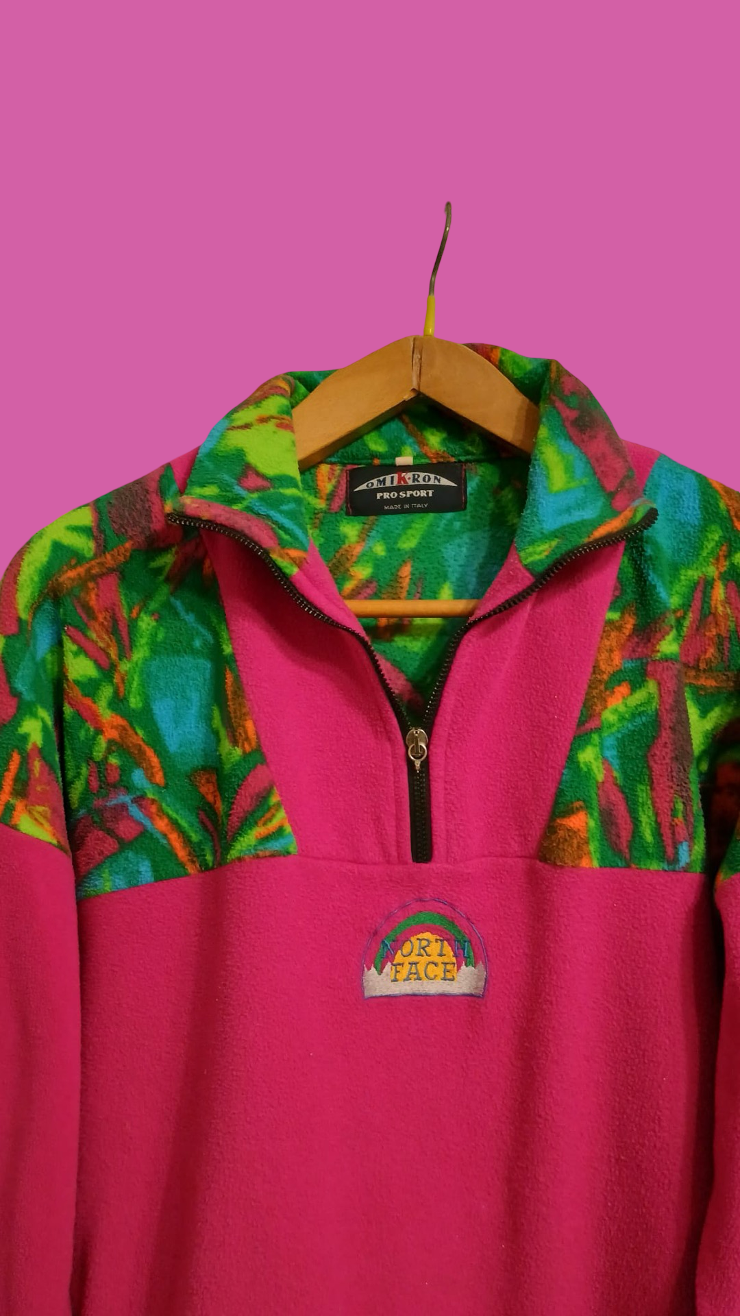 Vintage Multicolor Fantasy 90's Fleece Unisex Size M