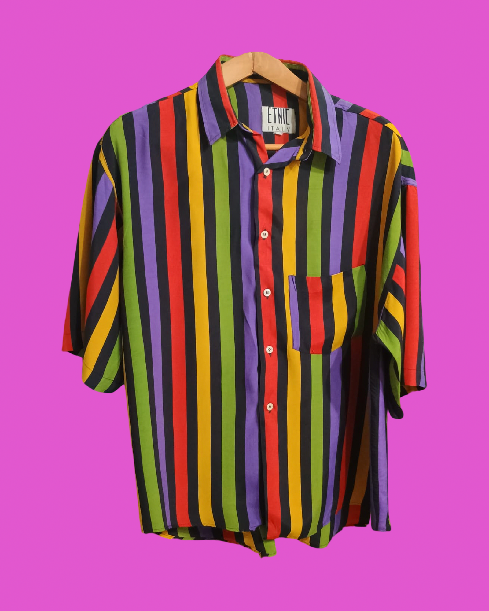 Vintage Multicolor Fantasy 90's Shirt Unisex Size L