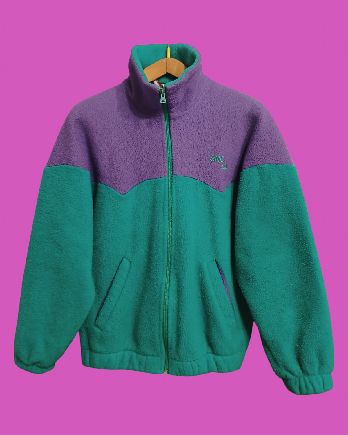 Vintage Multicolor Fantasy 90's Rare Fleece Unisex Size M
