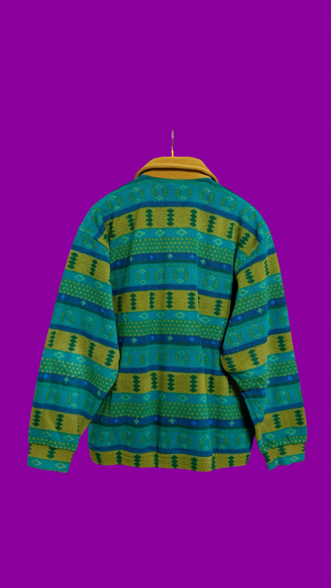 Vintage Multicolor Fantasy 90's Fleece Unisex Size L