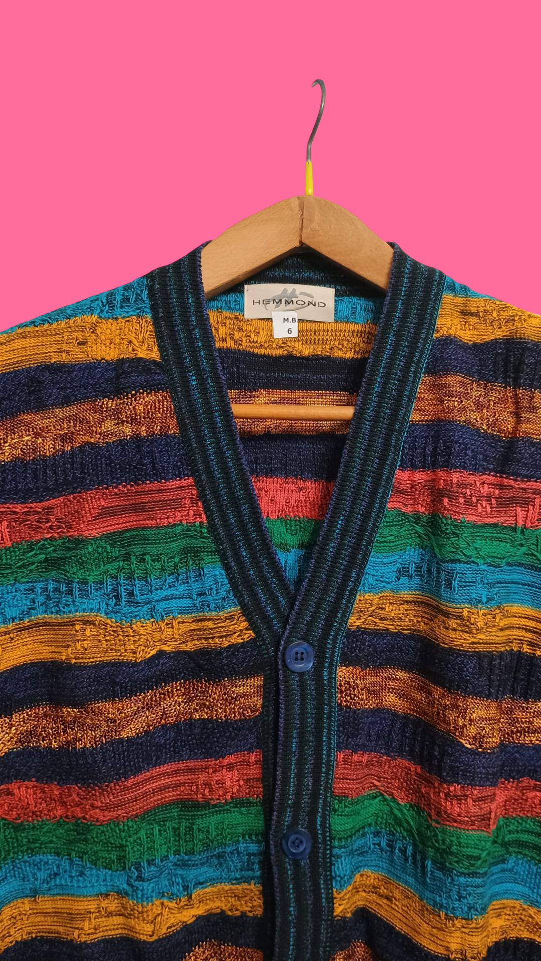Vintage Multicolor Fantasy 90's Sweater Unisex Size L