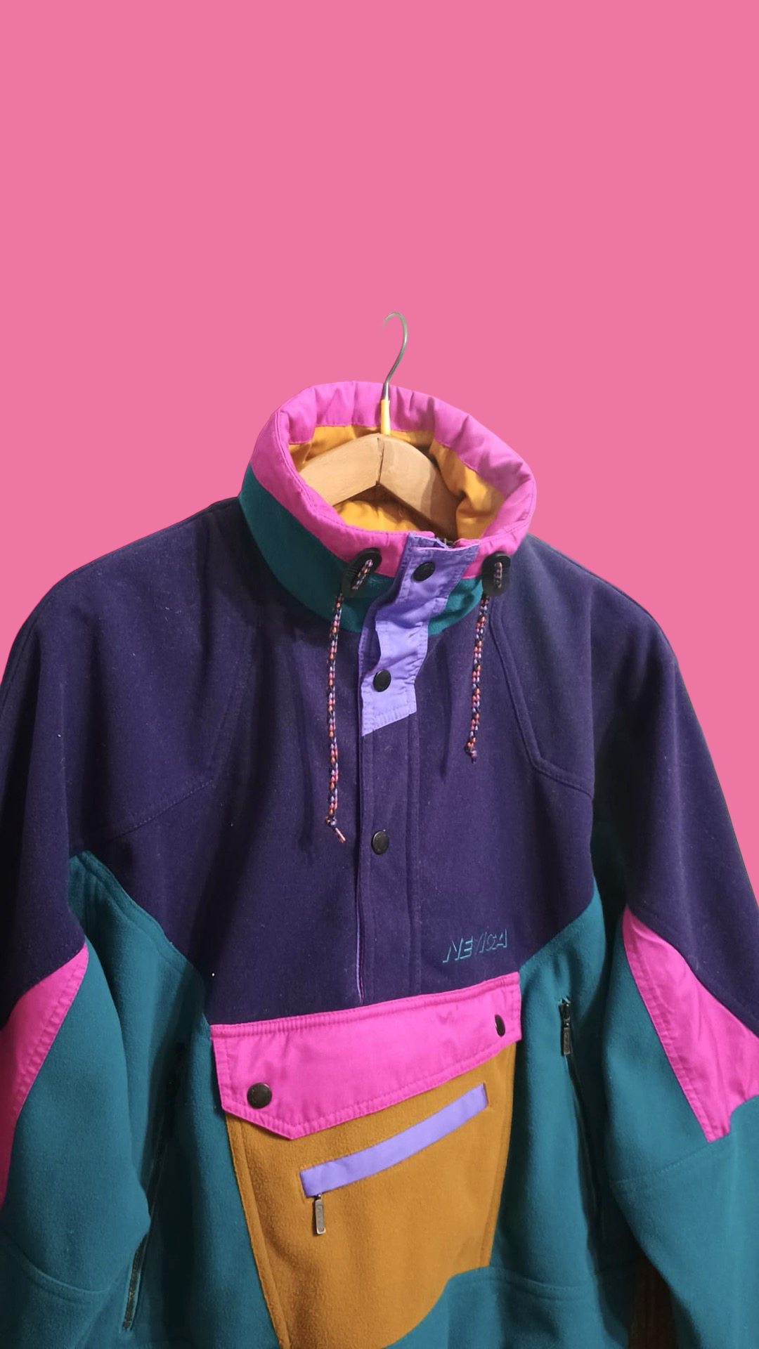 Vintage Multicolor Fantasy 90's Winter Jacket Unisex Size M