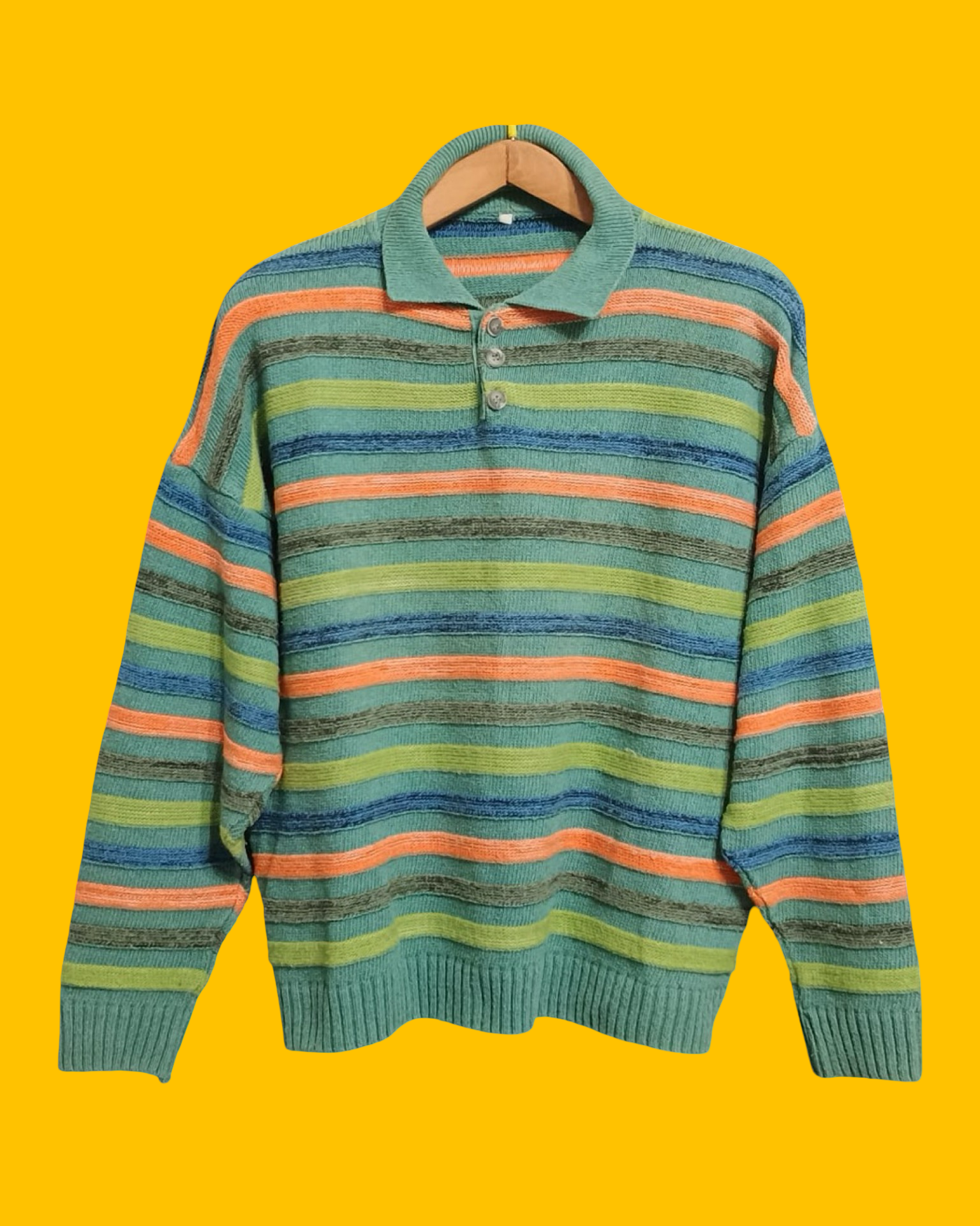 Vintage Multicolor Fantasy 90's Sweater Unisex Size M