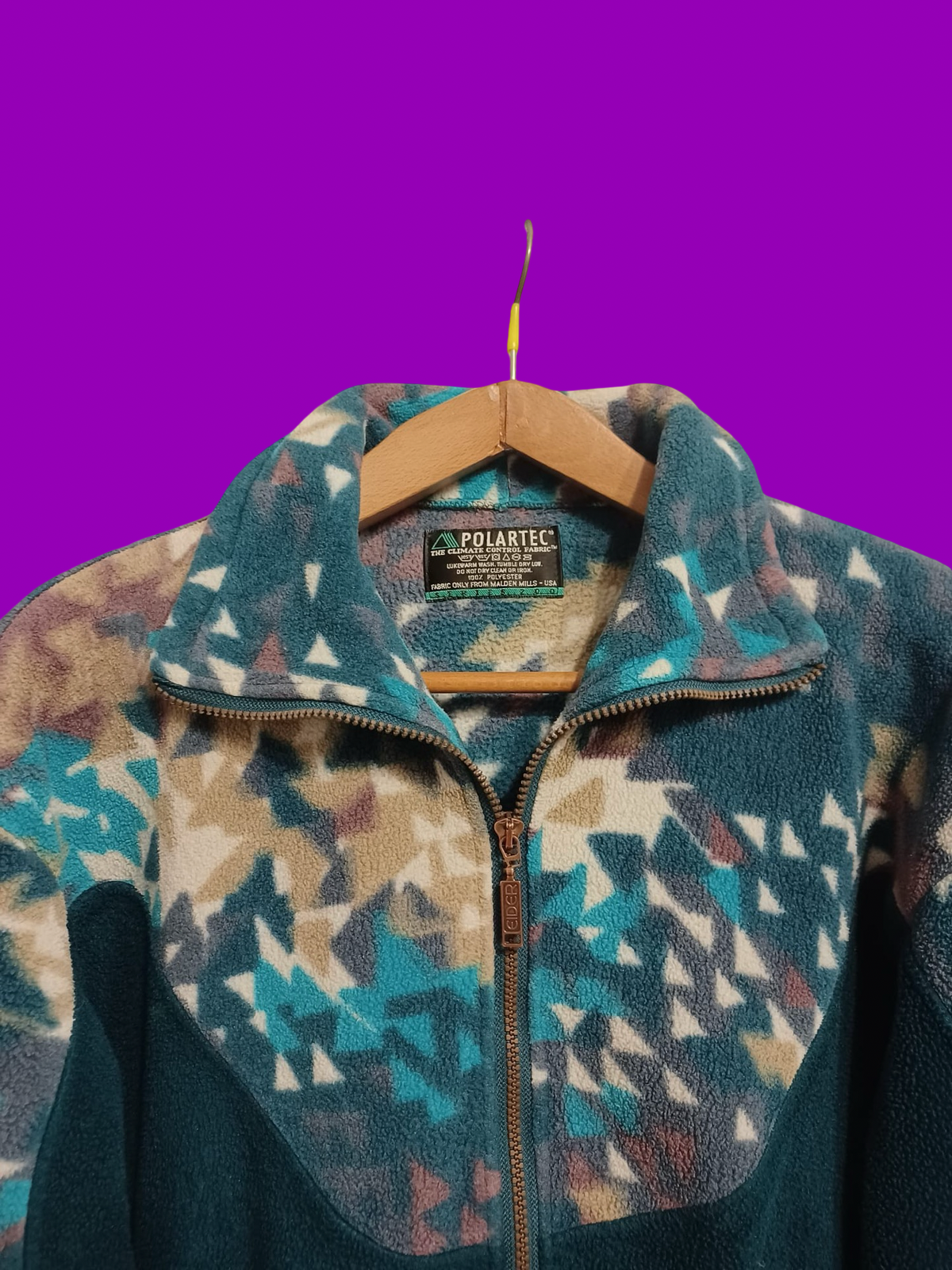 Vintage Multicolor Fantasy 90's Rare Fleece Unisex Size L