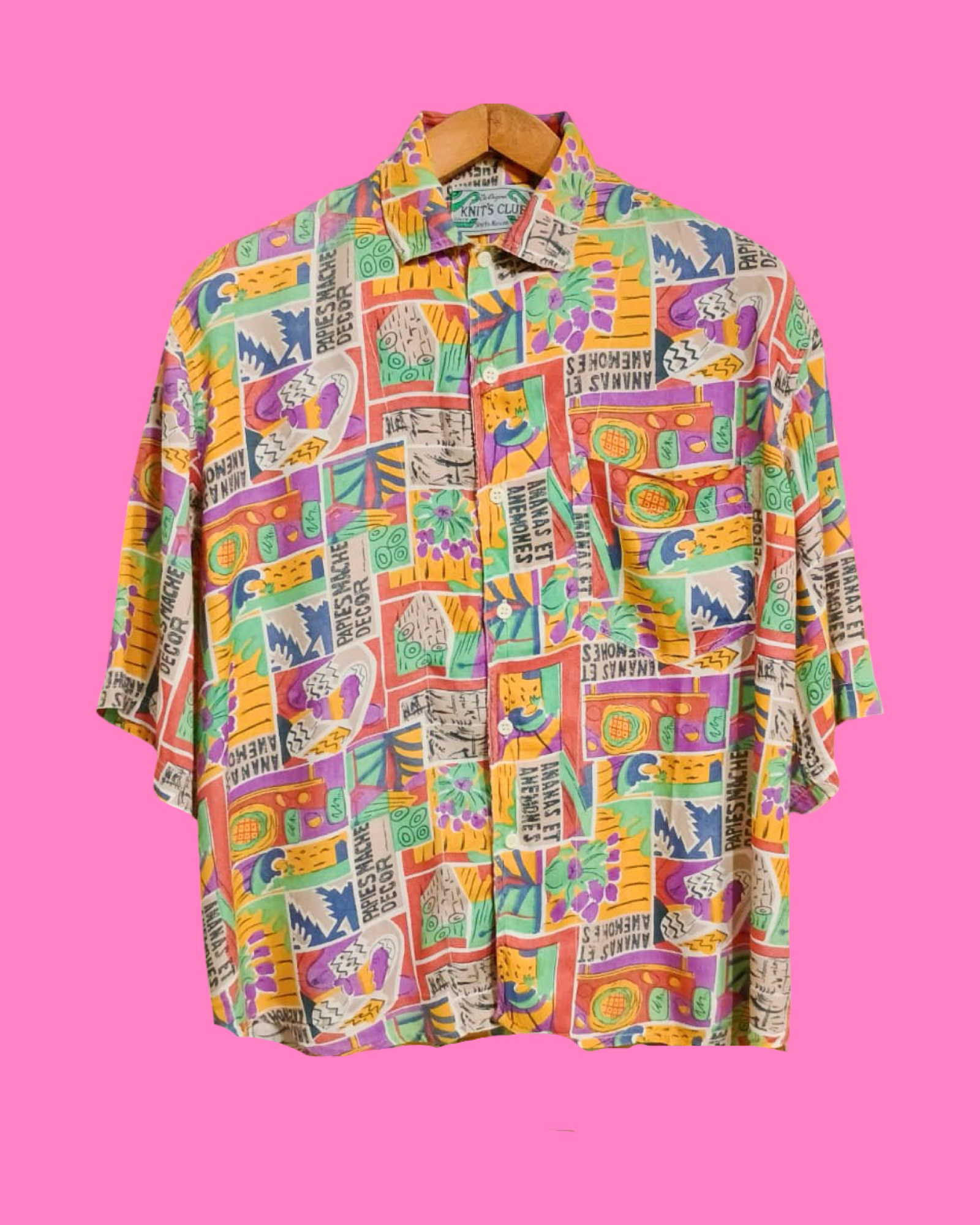 Vintage Multicolor Fantasy 90's Shirt Unisex Size M