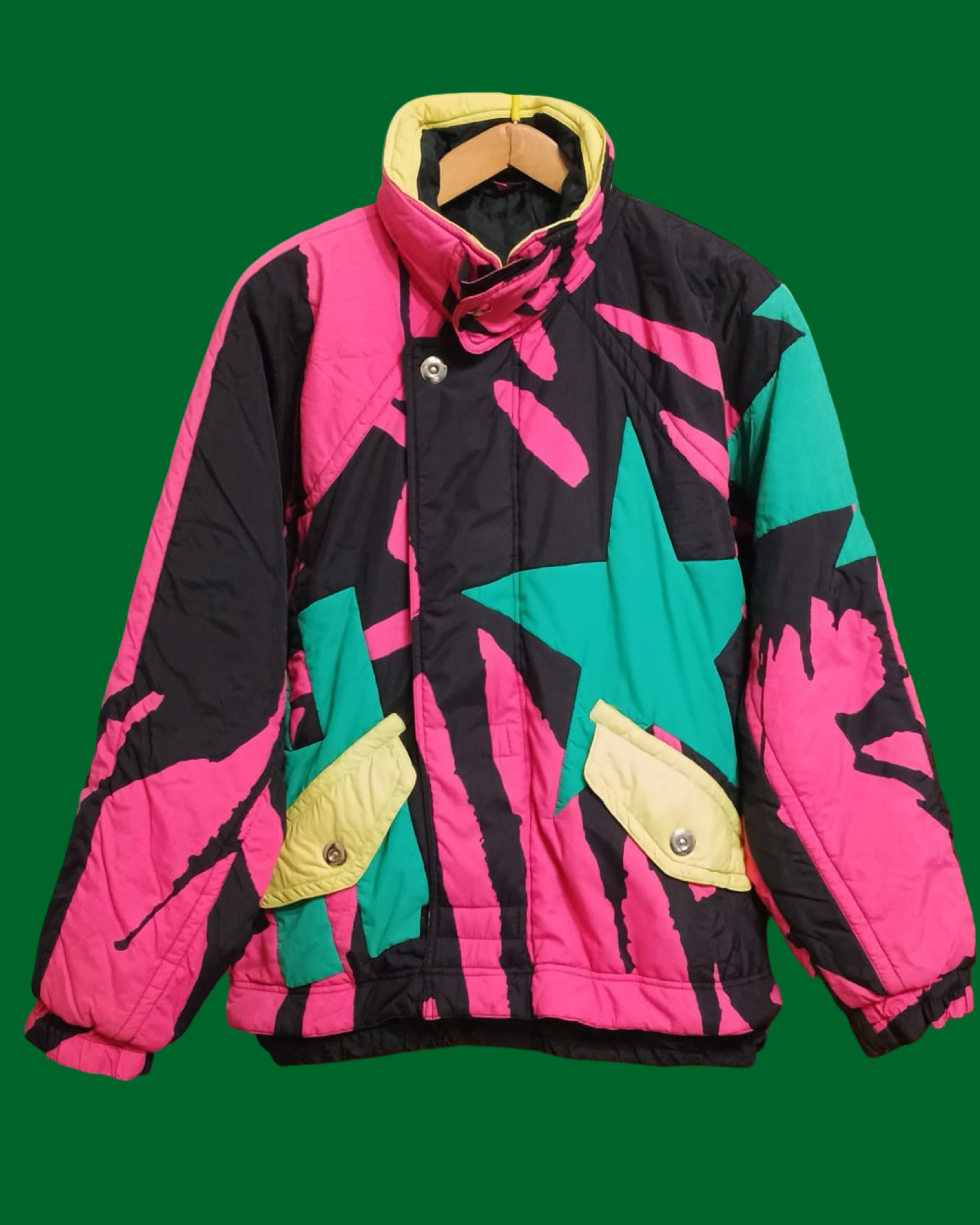 Vintage Multicolor Fantasy 90's Snow Jacket Unisex Size M