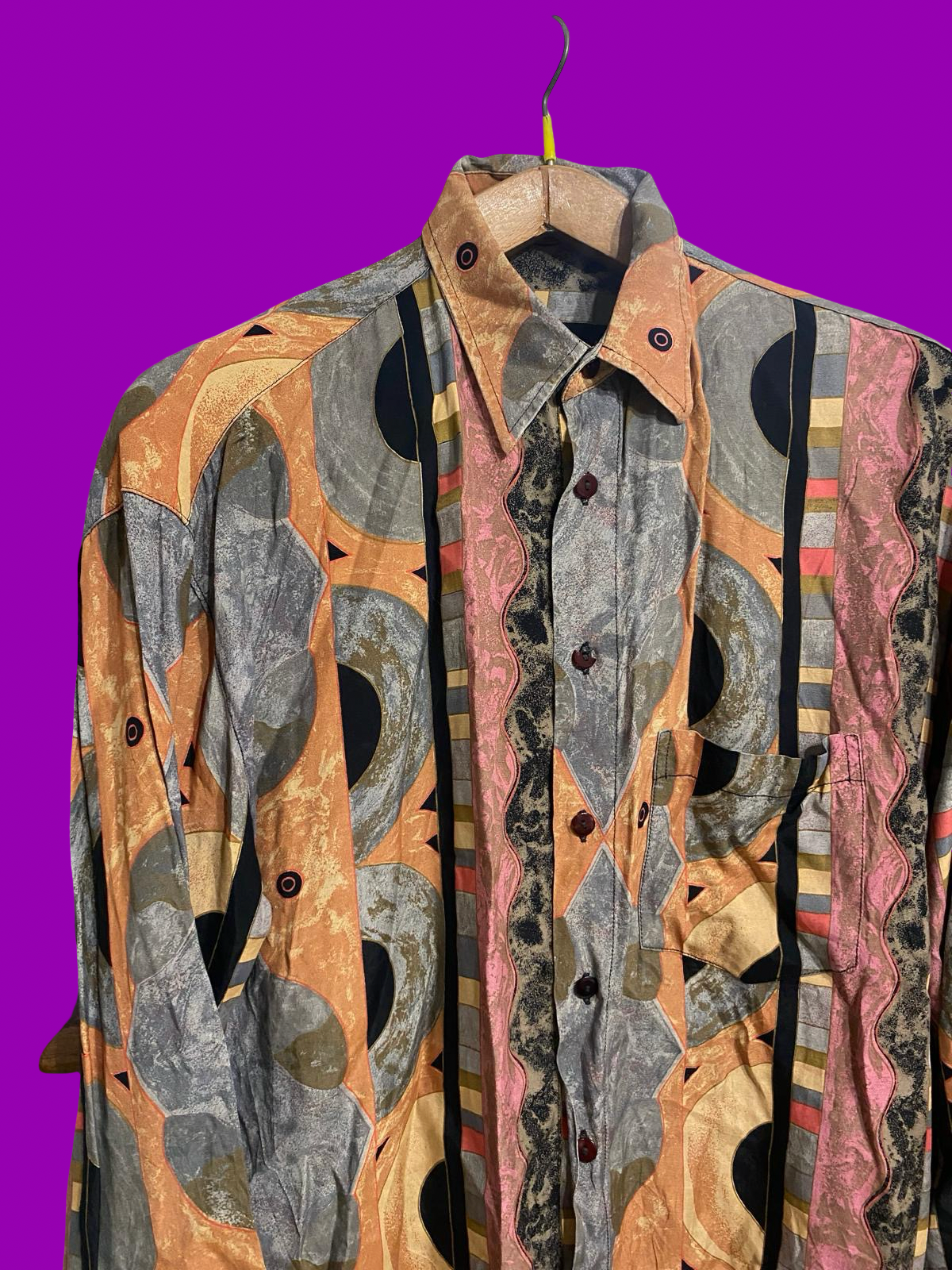 Vintage Multicolor Fantasy 90's Shirt Unisex Size L