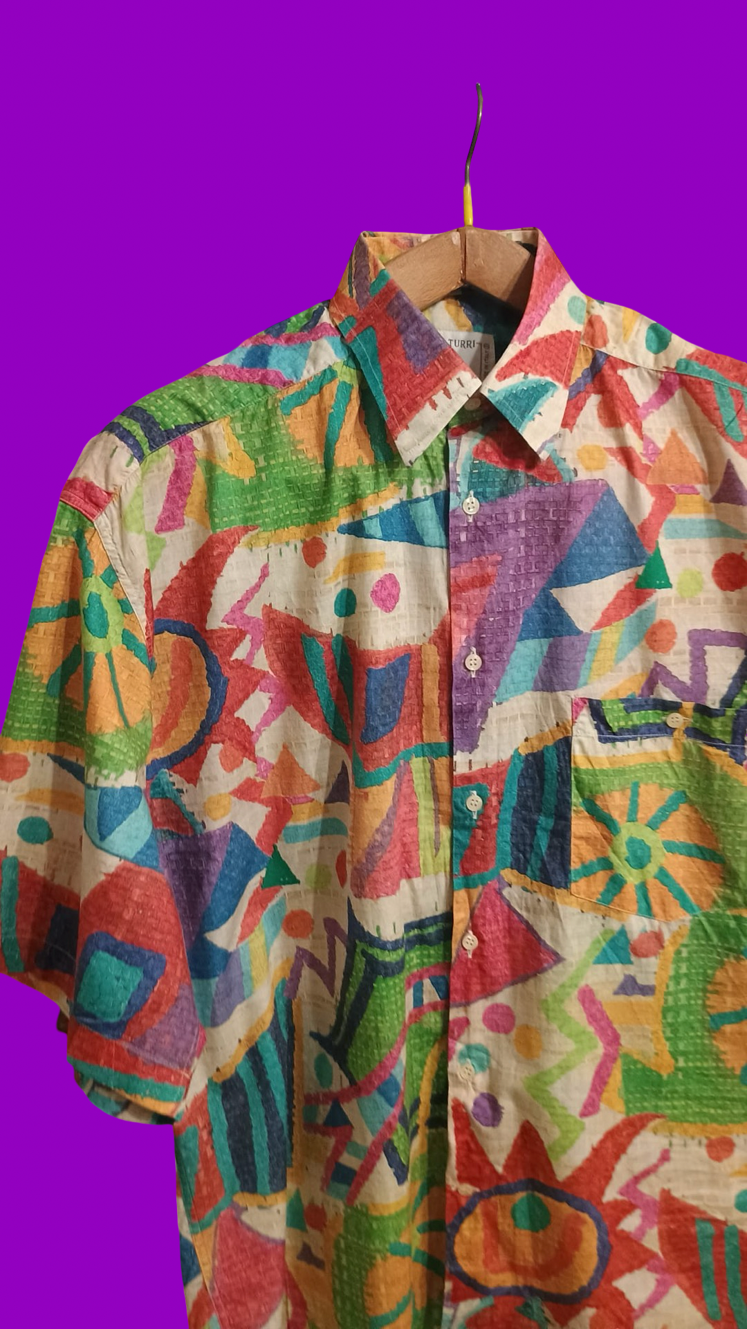 Vintage Multicolor Fantasy 90's Shirt Unisex Size L
