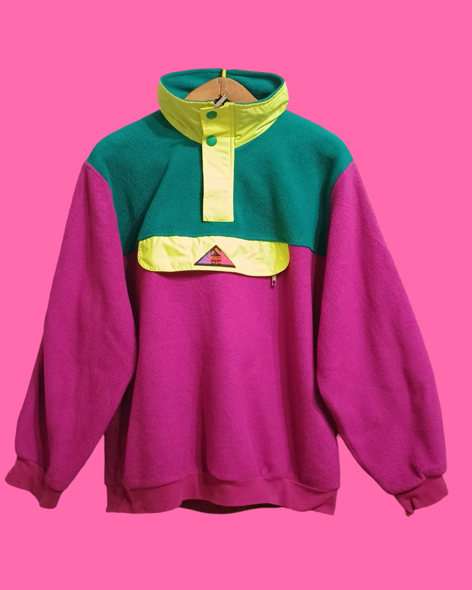Vintage Multicolor Fantasy 90's Aesse Fleece Unisex Size M