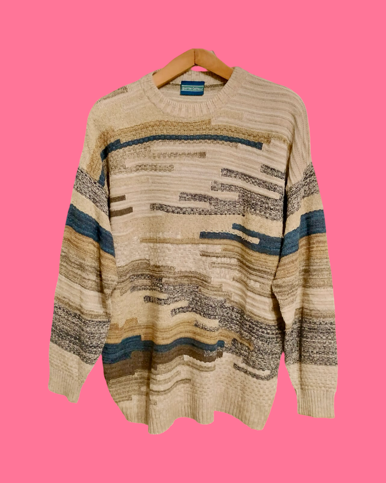 Vintage Multicolor Fantasy 90's Sweater Unisex Size XL