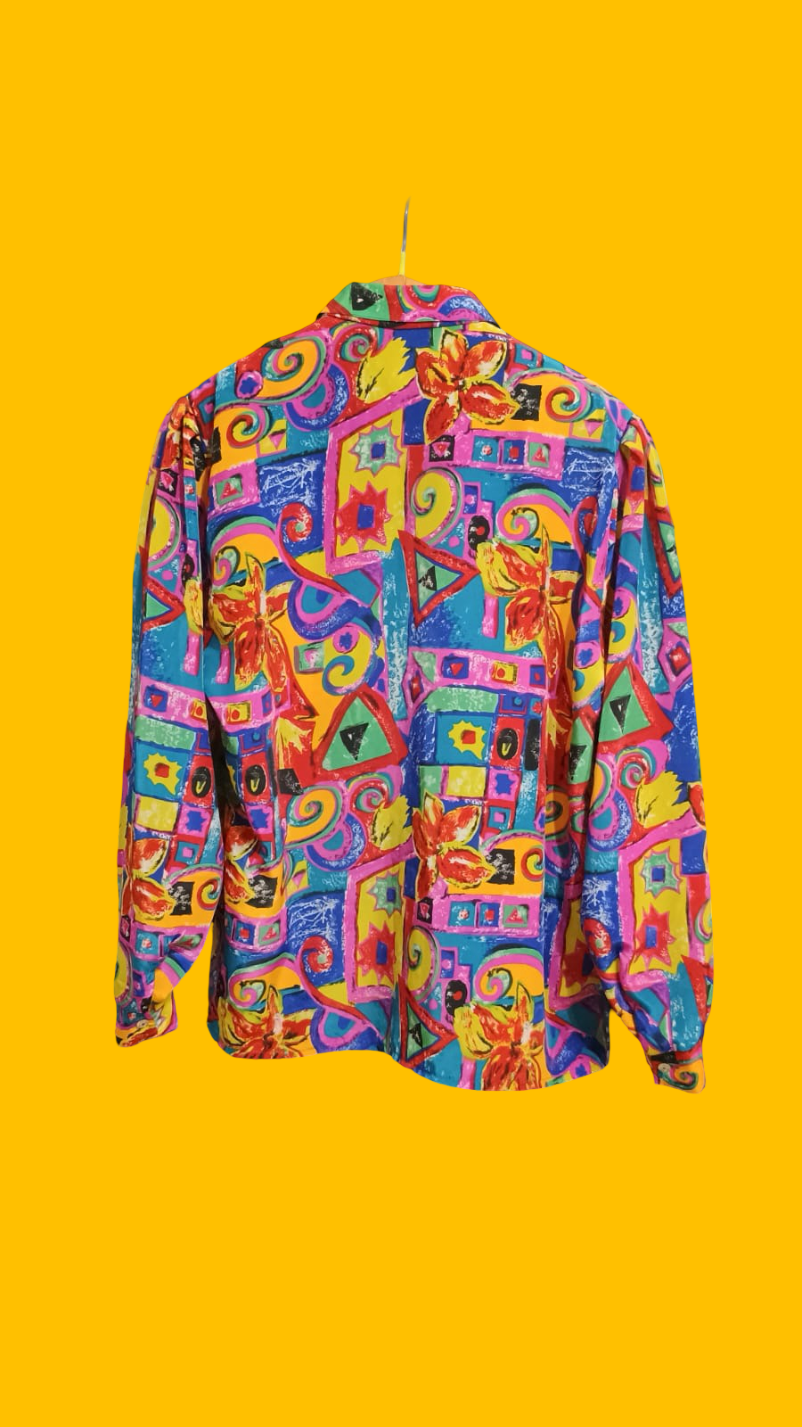 Vintage Multicolor Fantasy 90's Shirt Woman Size M