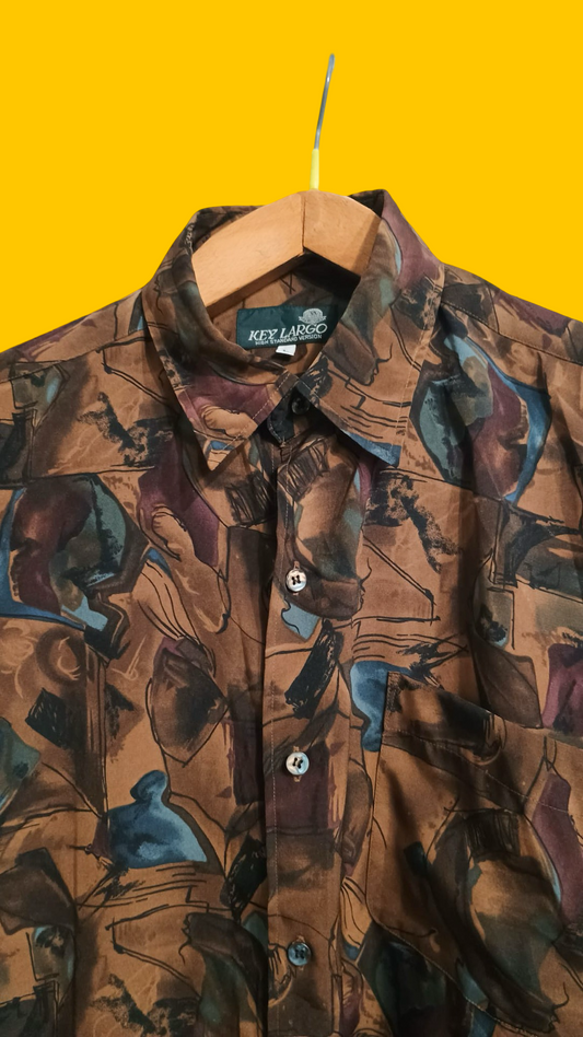 Vintage Multicolor Fantasy 90's Shirt Unisex Size L