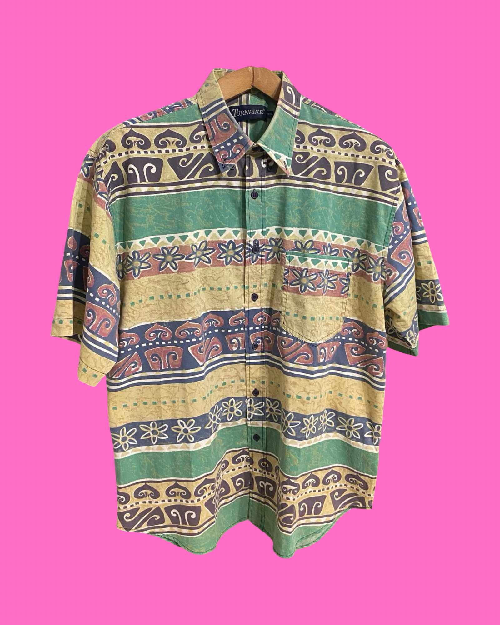 Vintage Multicolor Fantasy 90's Shirt Unisex Size XL